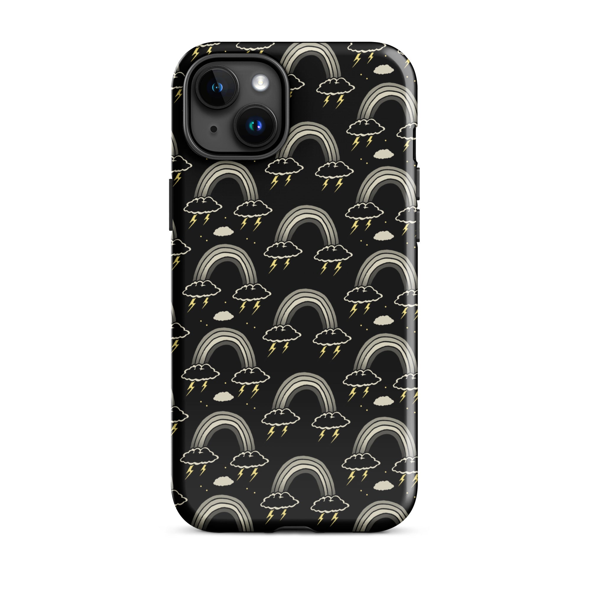 Murder Apparel Goth Rainbow Emo iPhone Case