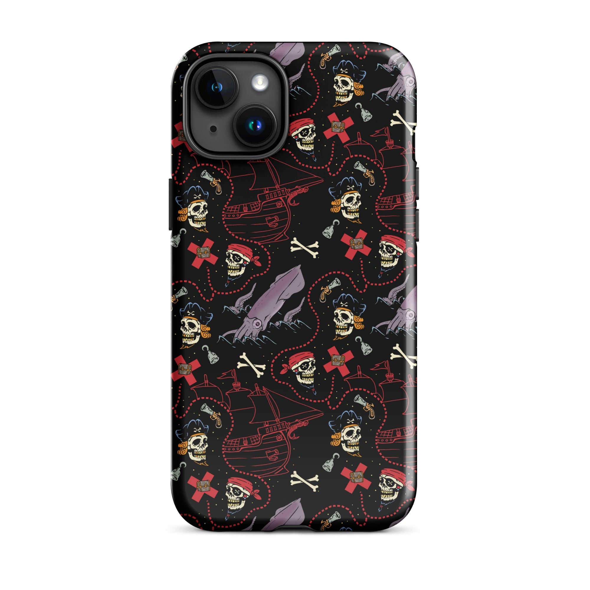 Murder Apparel Pirate Skulls iPhone Case