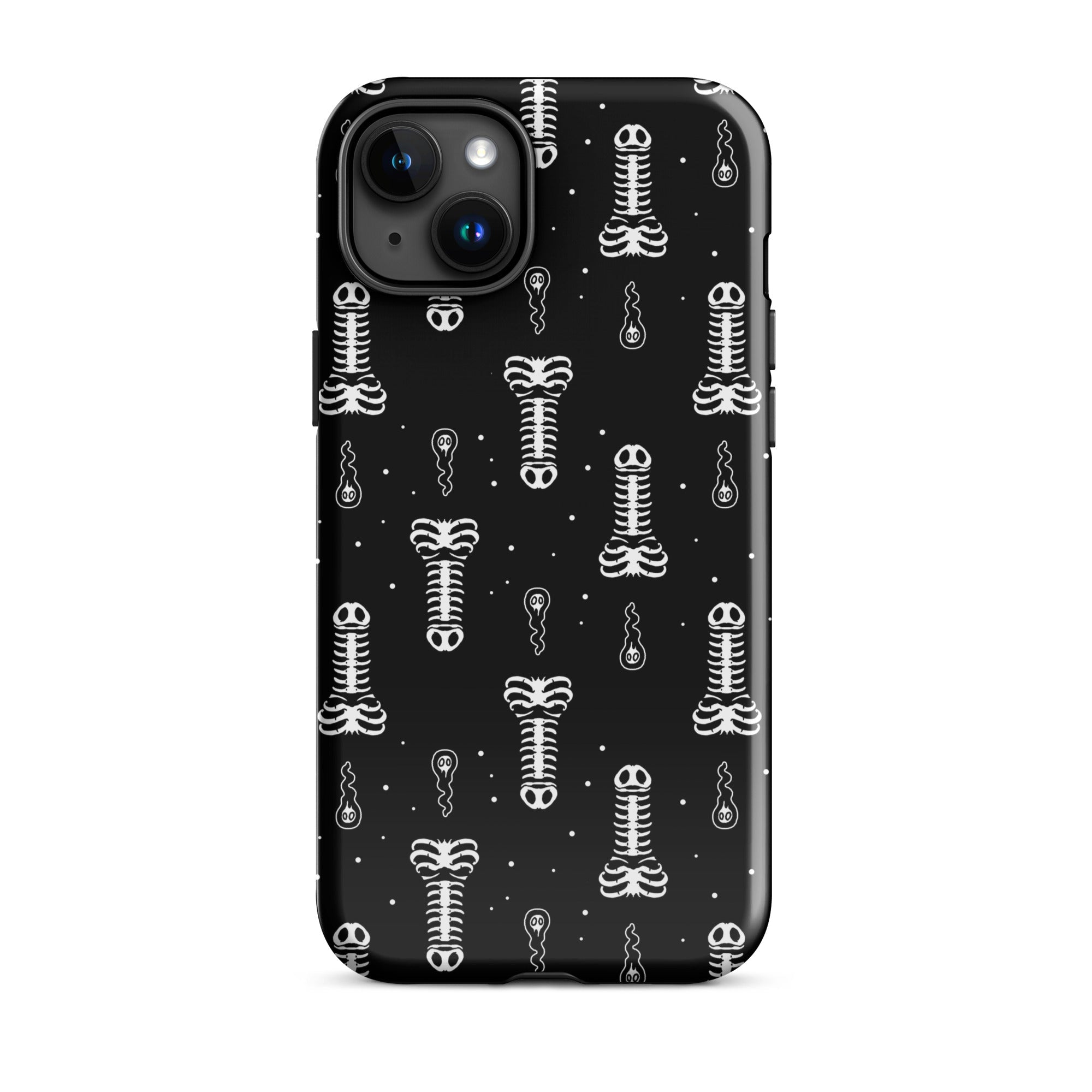 Murder Apparel Skeleton Penis Boner iPhone Case