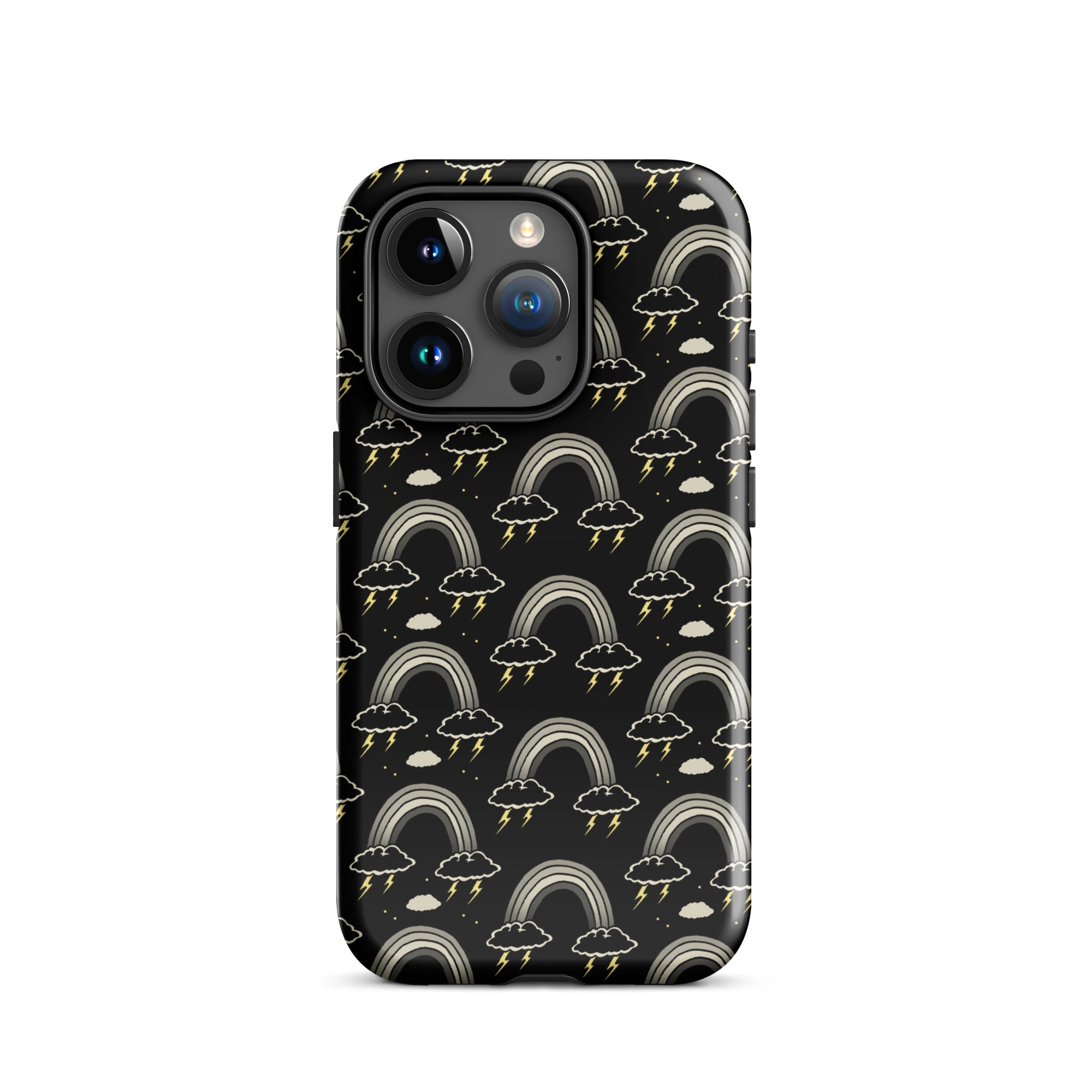 Murder Apparel Goth Rainbow Emo iPhone Case