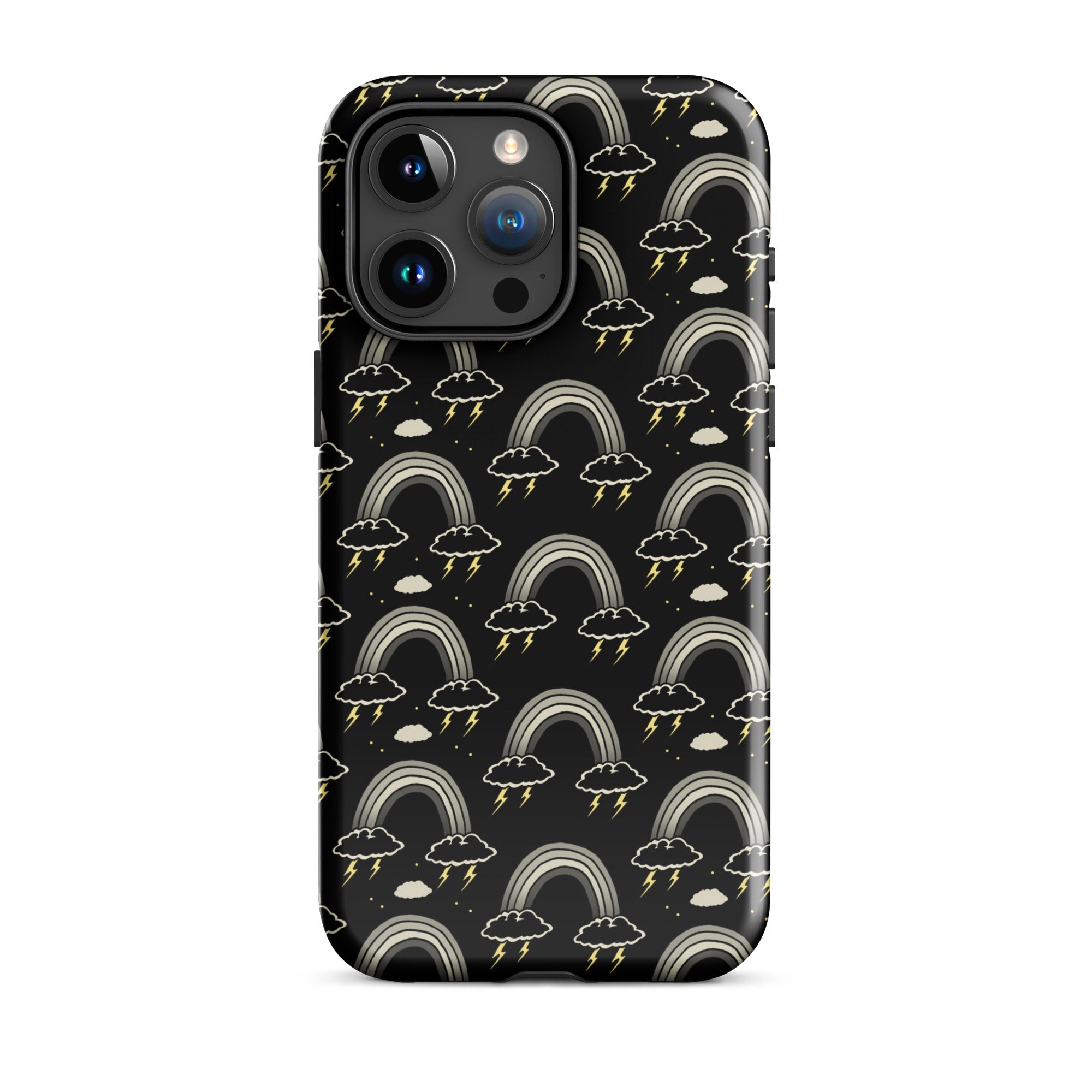 Murder Apparel Goth Rainbow Emo iPhone Case