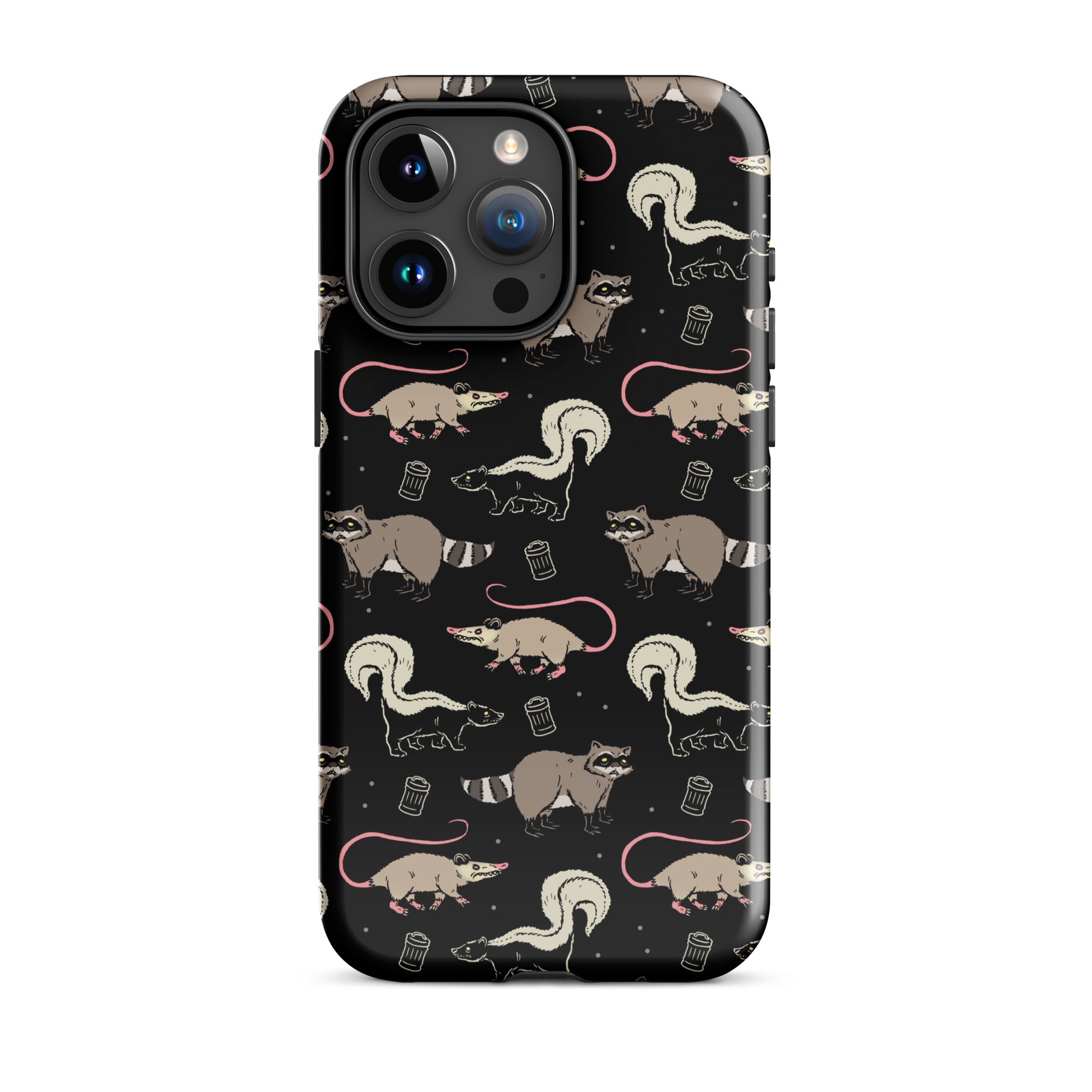 Murder Apparel Garbage Cats iPhone Case
