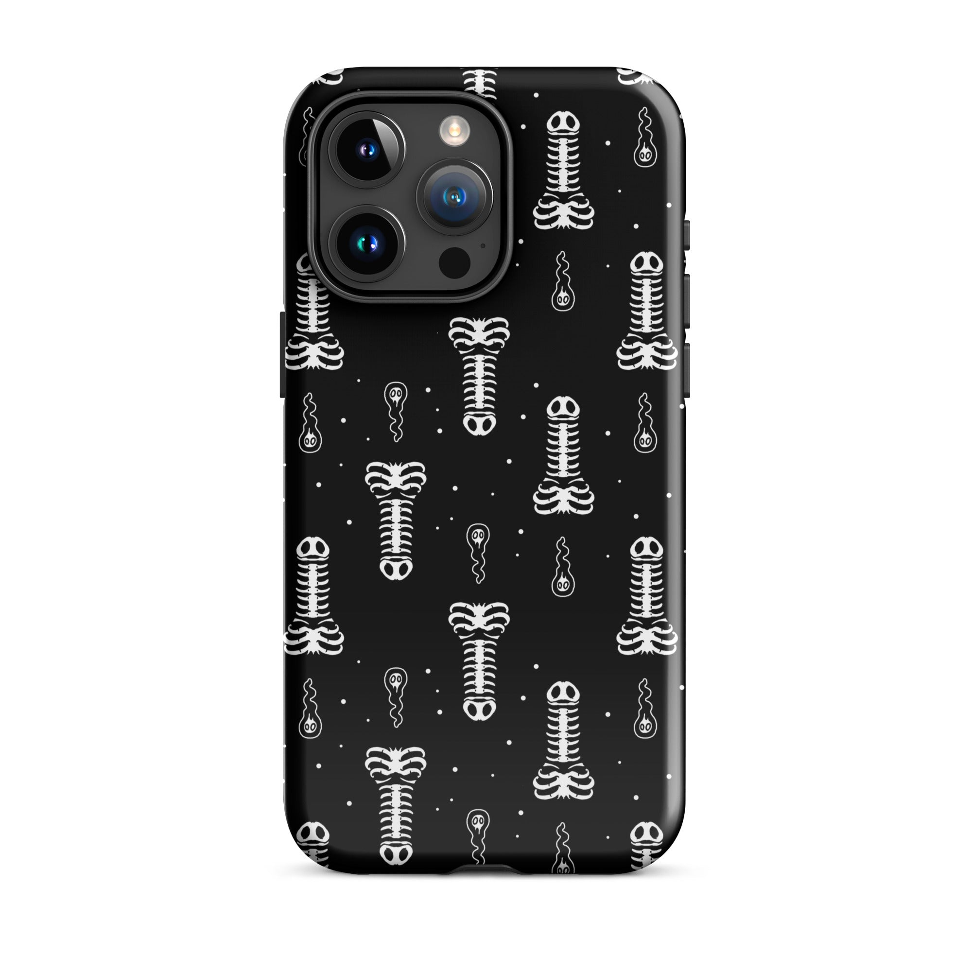 Murder Apparel Skeleton Penis Boner iPhone Case