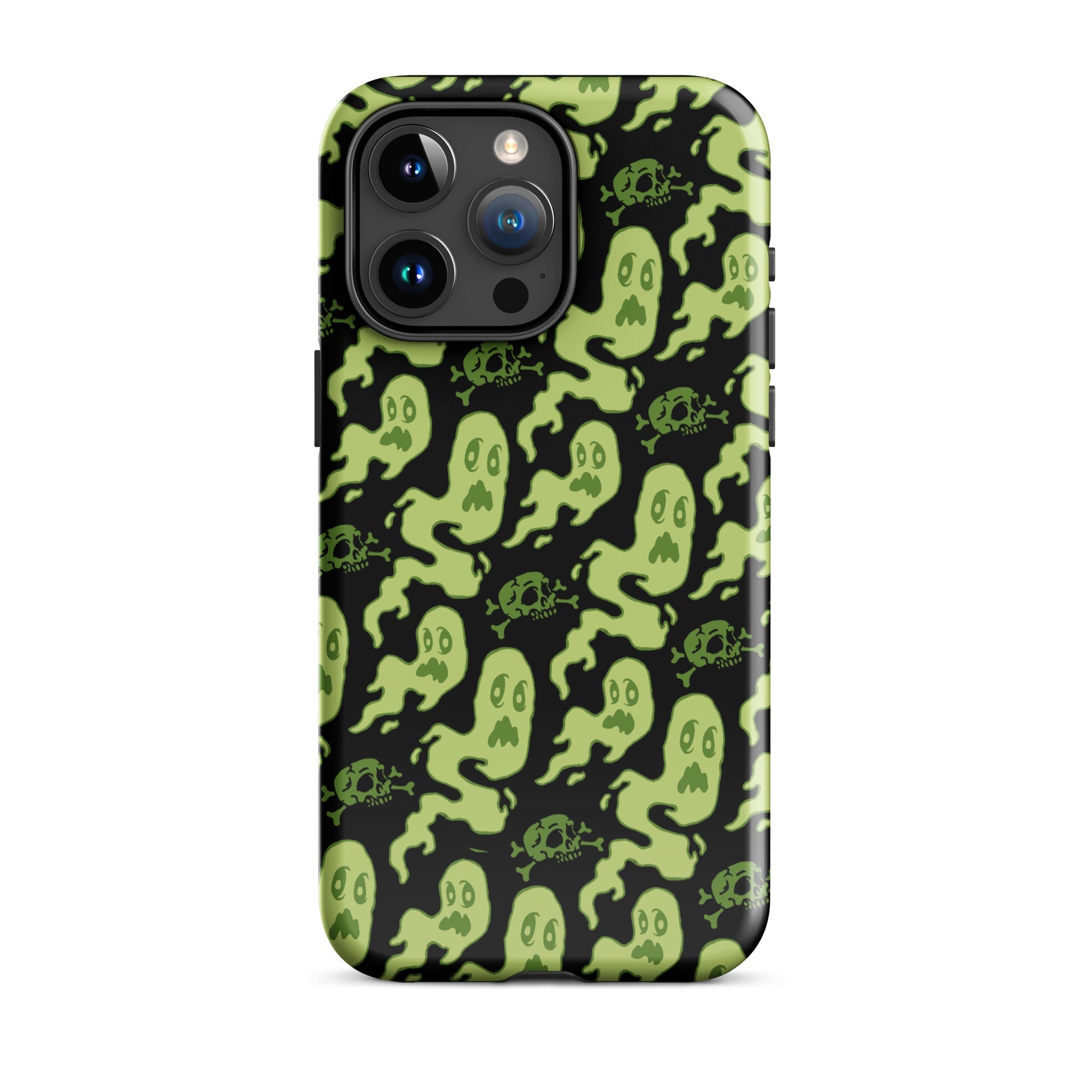 Murder Apparel Green Ghosts iPhone Case