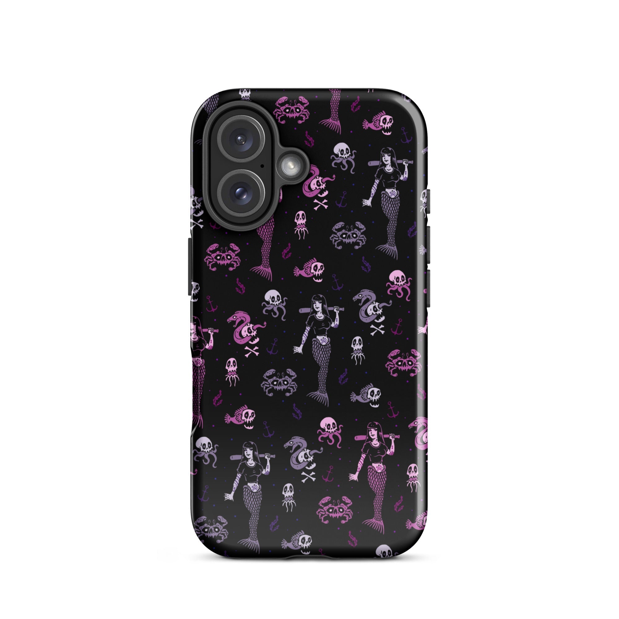 Murder Apparel Metal Mermaid iPhone Case