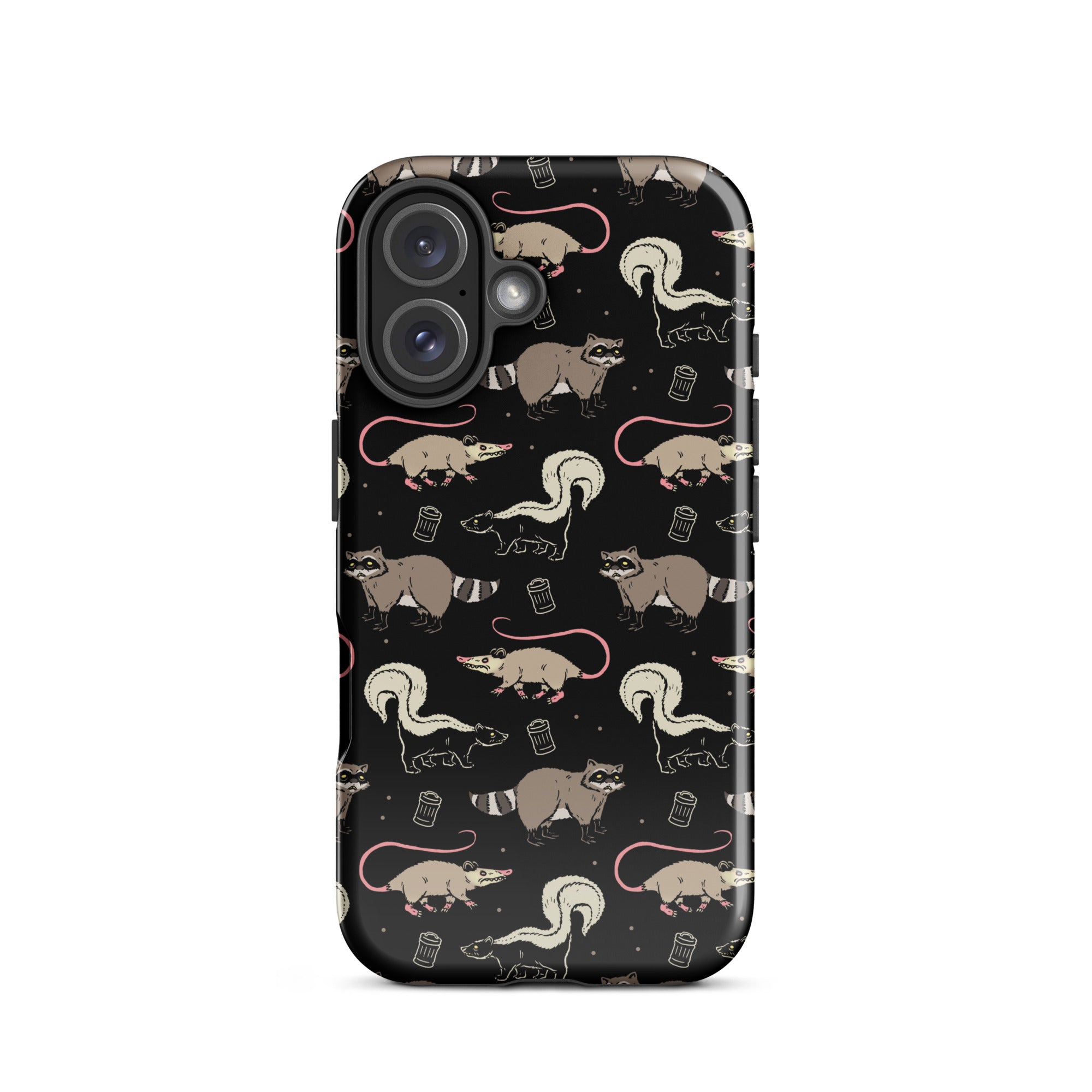 Murder Apparel Garbage Cats iPhone Case
