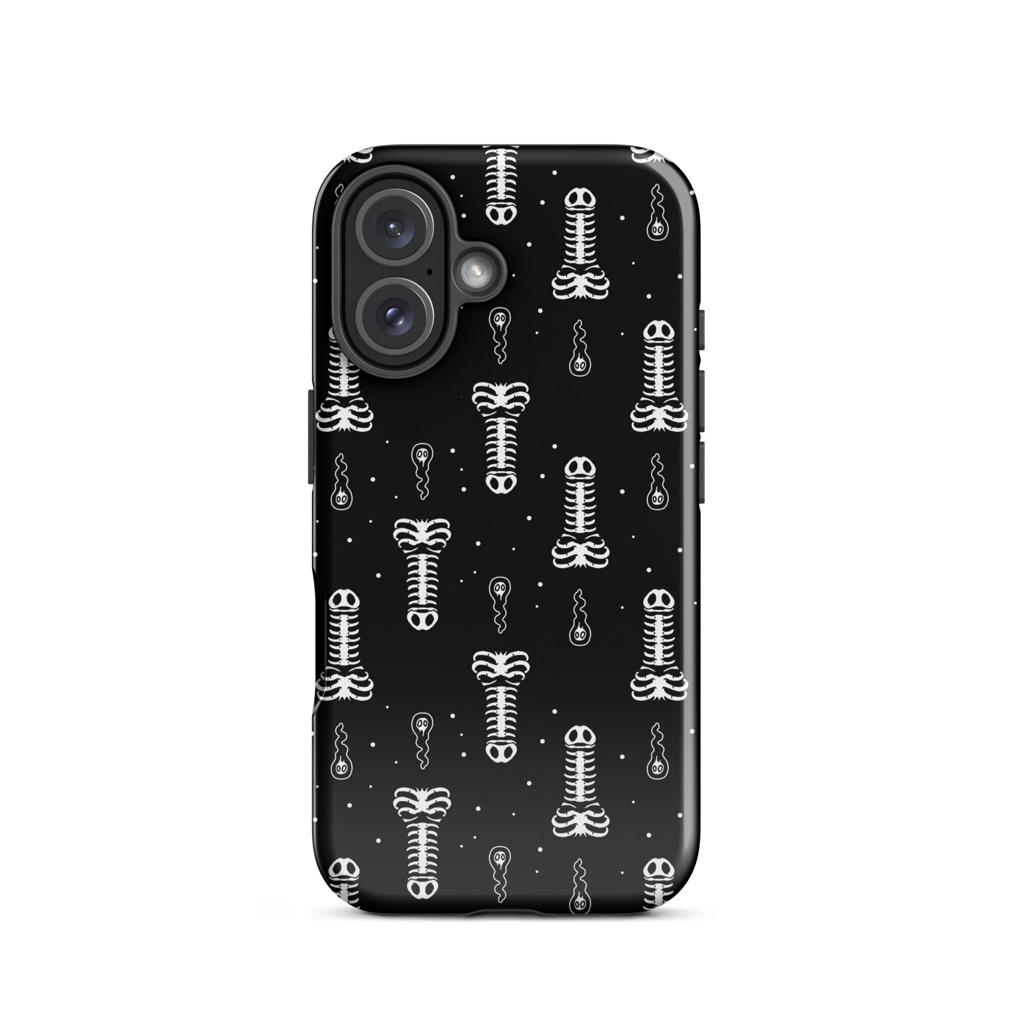 Murder Apparel Skeleton Penis Boner iPhone Case