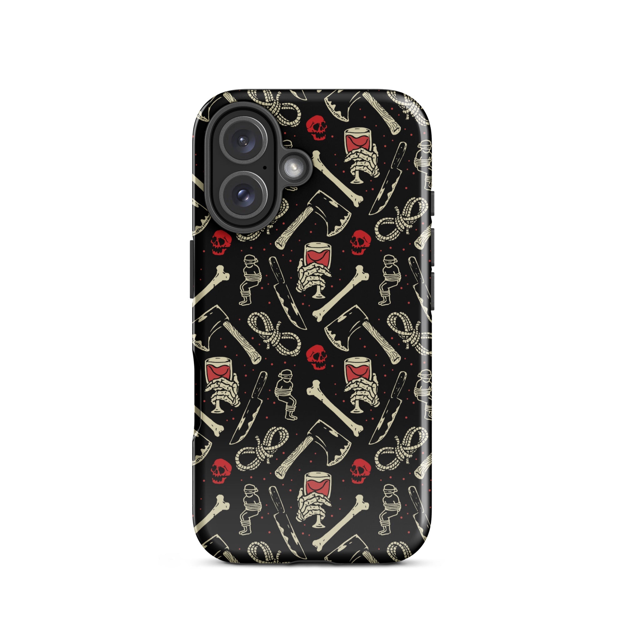 Murder Apparel True Crime And Wine iPhone Case