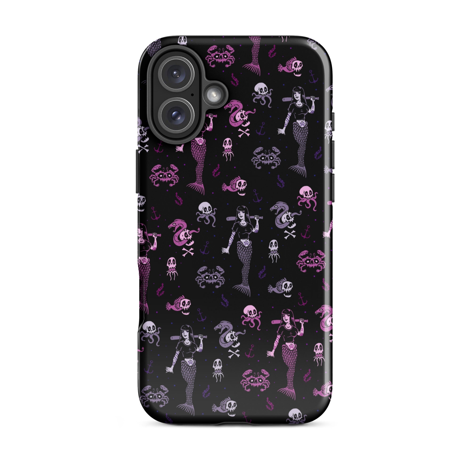 Murder Apparel Metal Mermaid iPhone Case