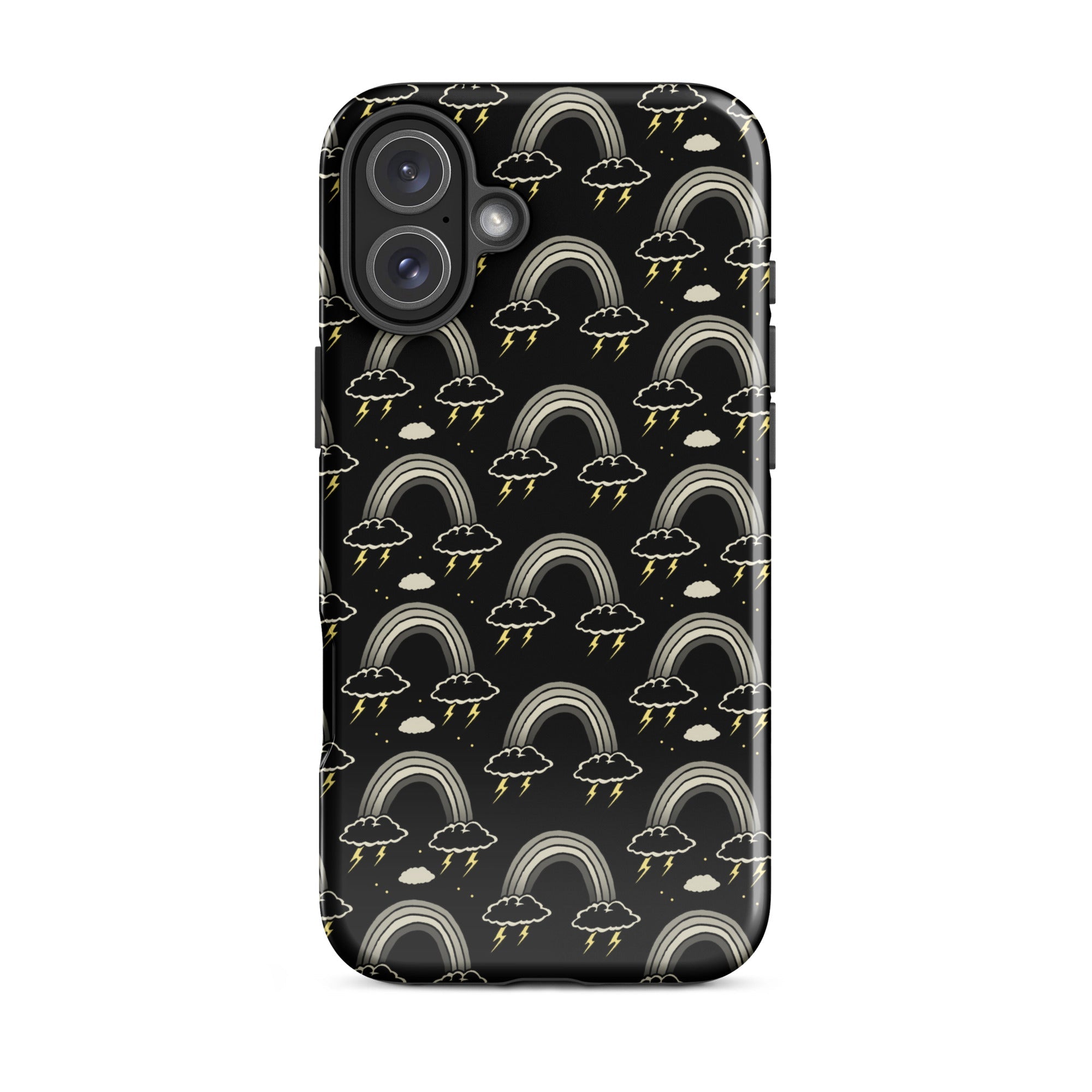 Murder Apparel Goth Rainbow Emo iPhone Case