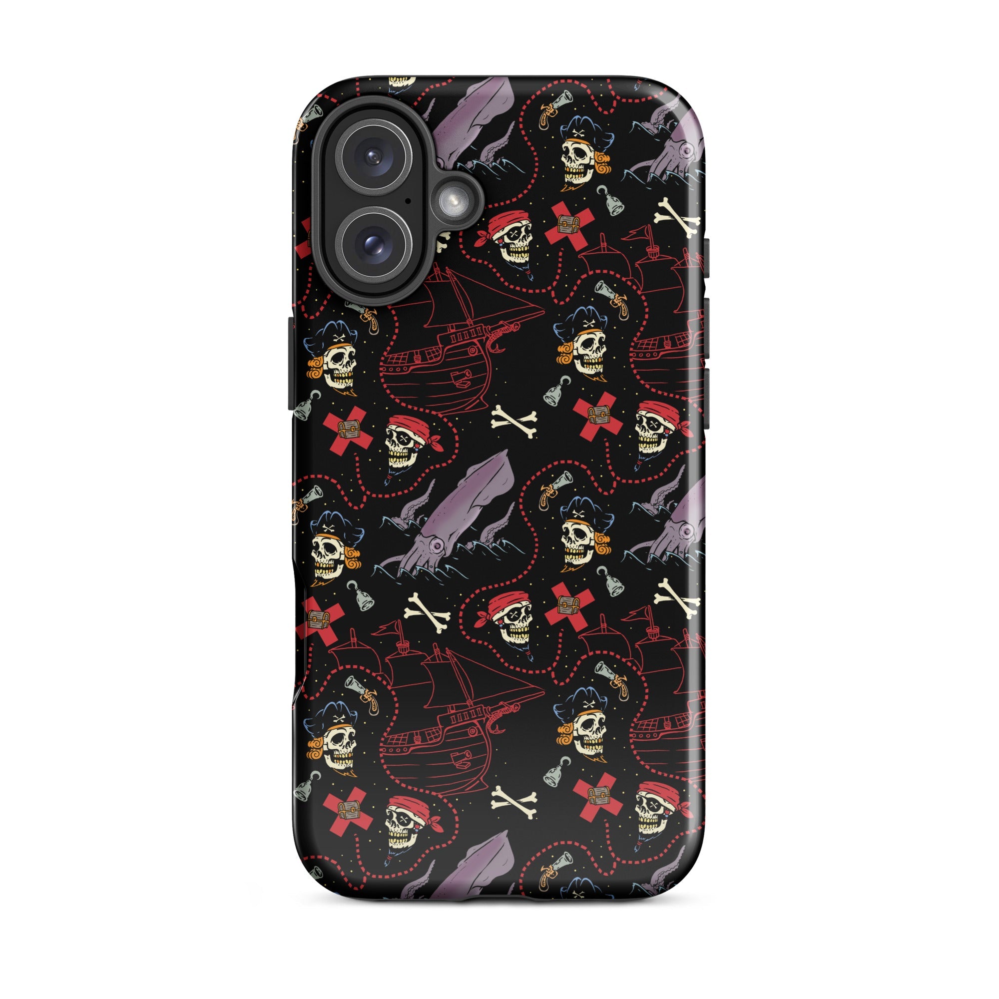 Murder Apparel Pirate Skulls iPhone Case