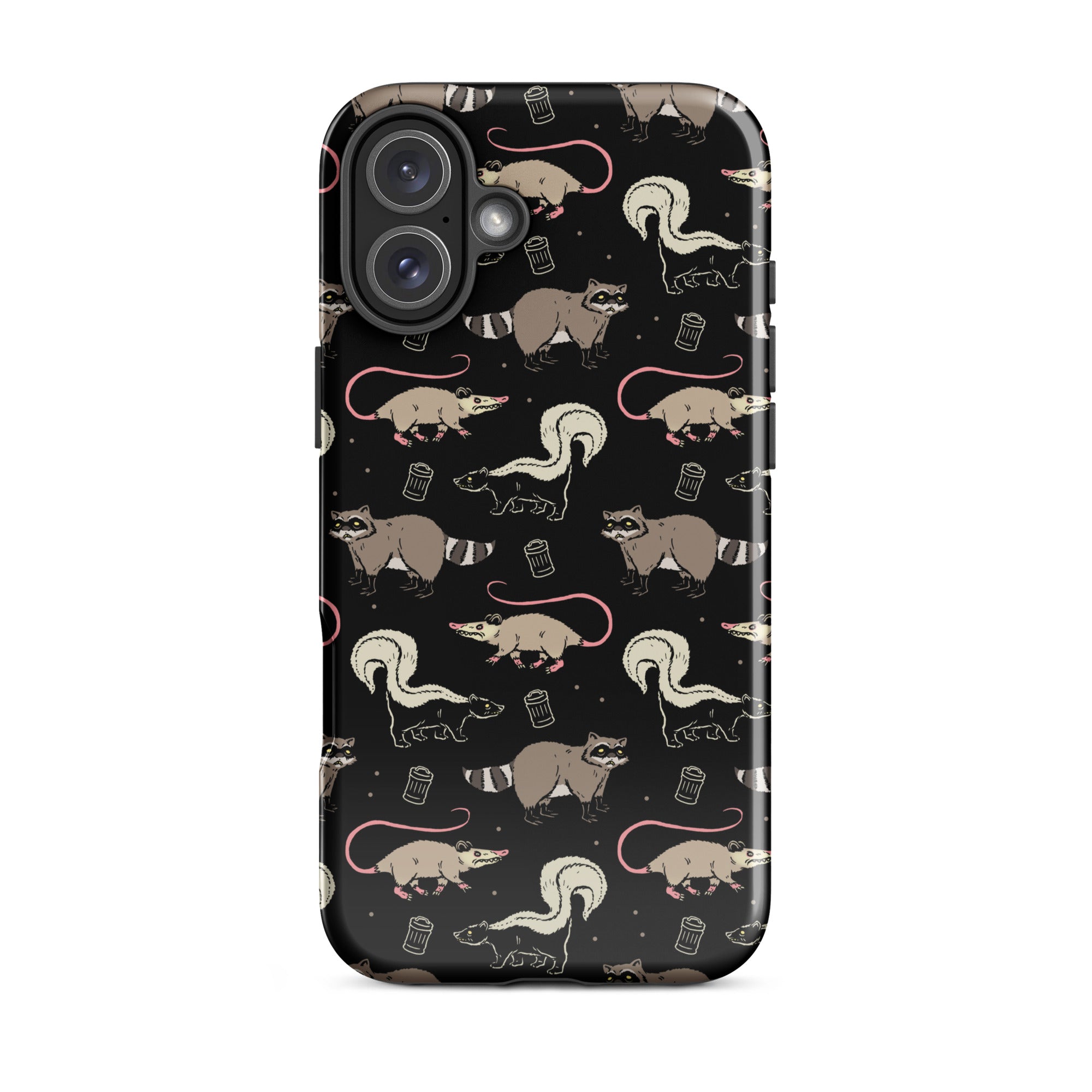 Murder Apparel Garbage Cats iPhone Case