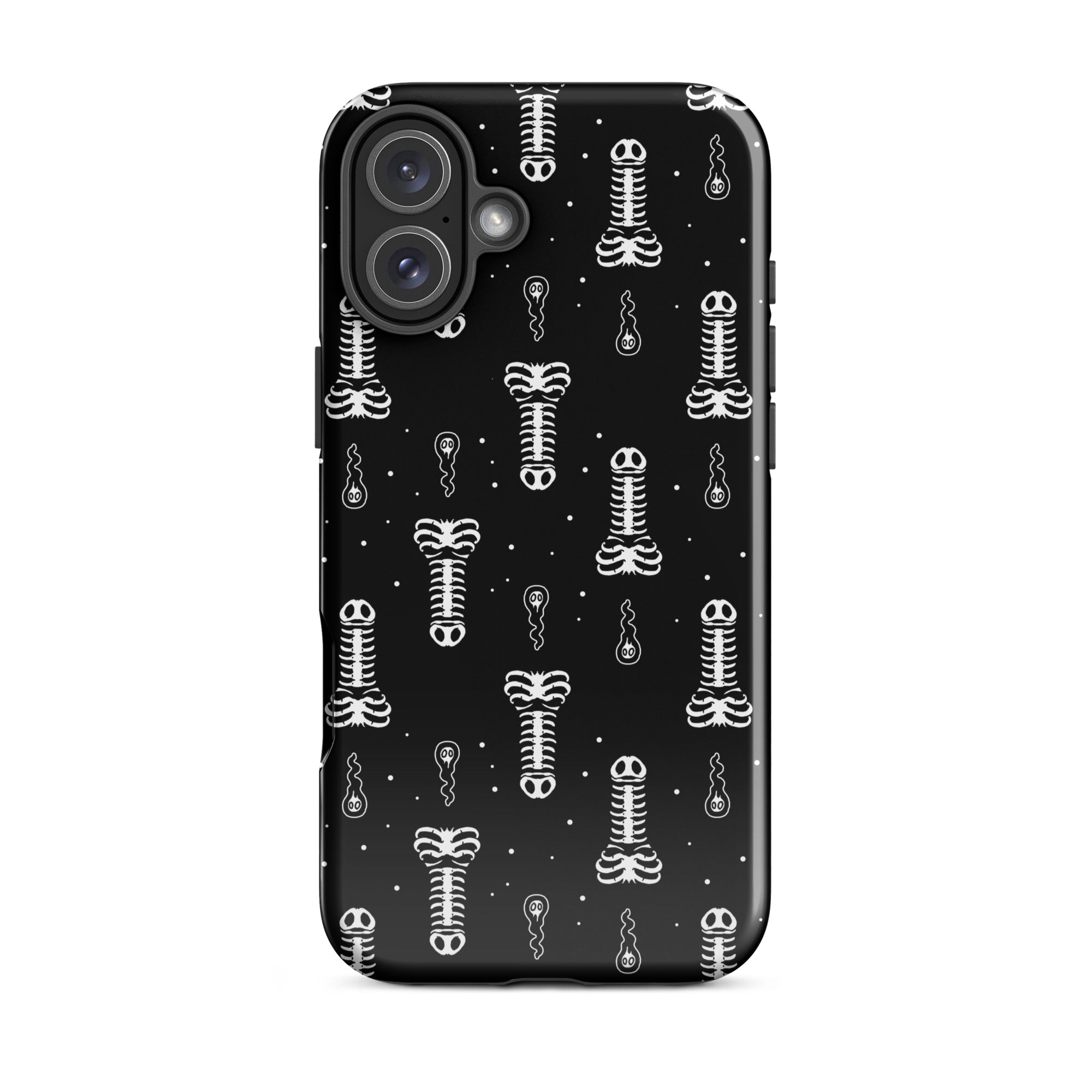 Murder Apparel Skeleton Penis Boner iPhone Case
