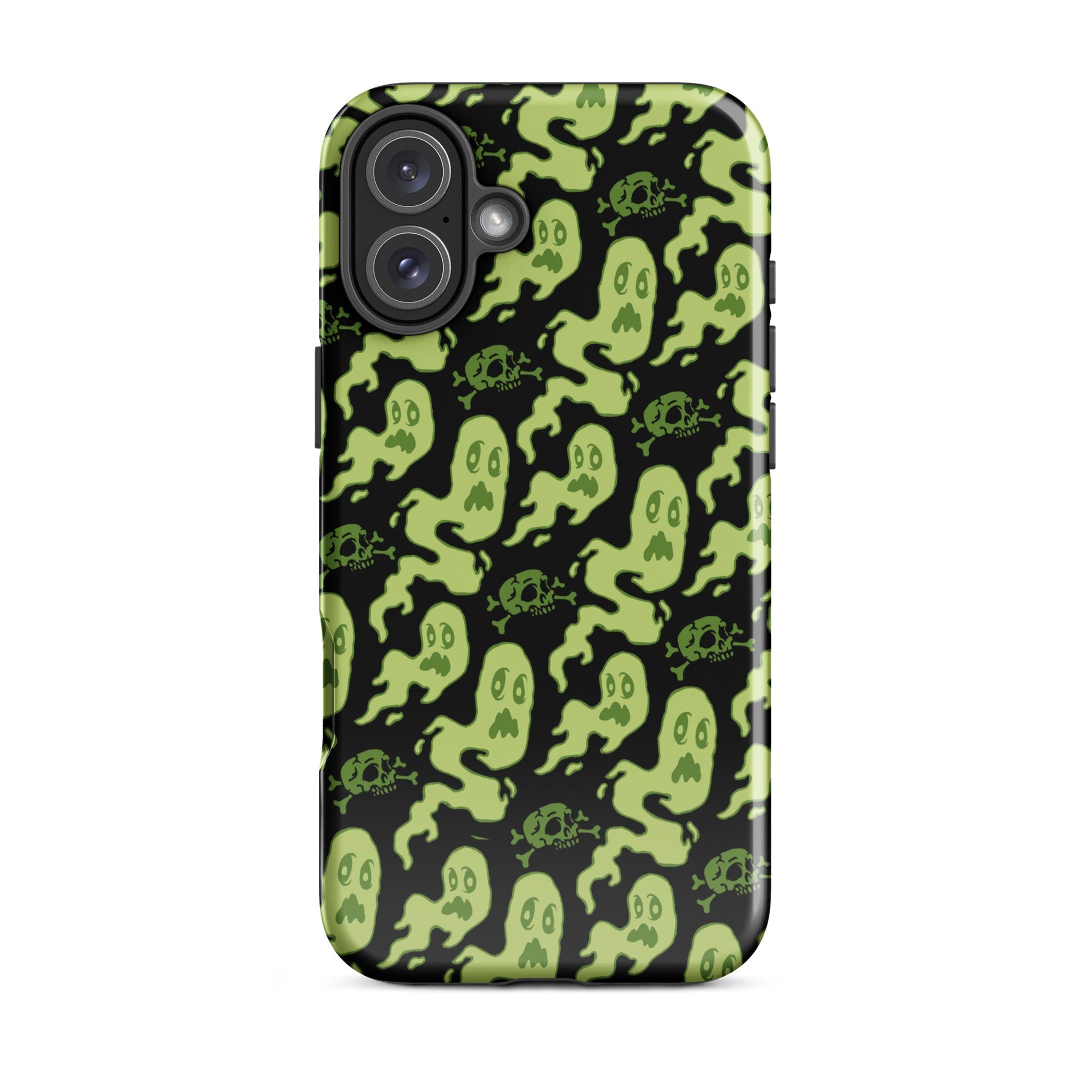 Murder Apparel Green Ghosts iPhone Case