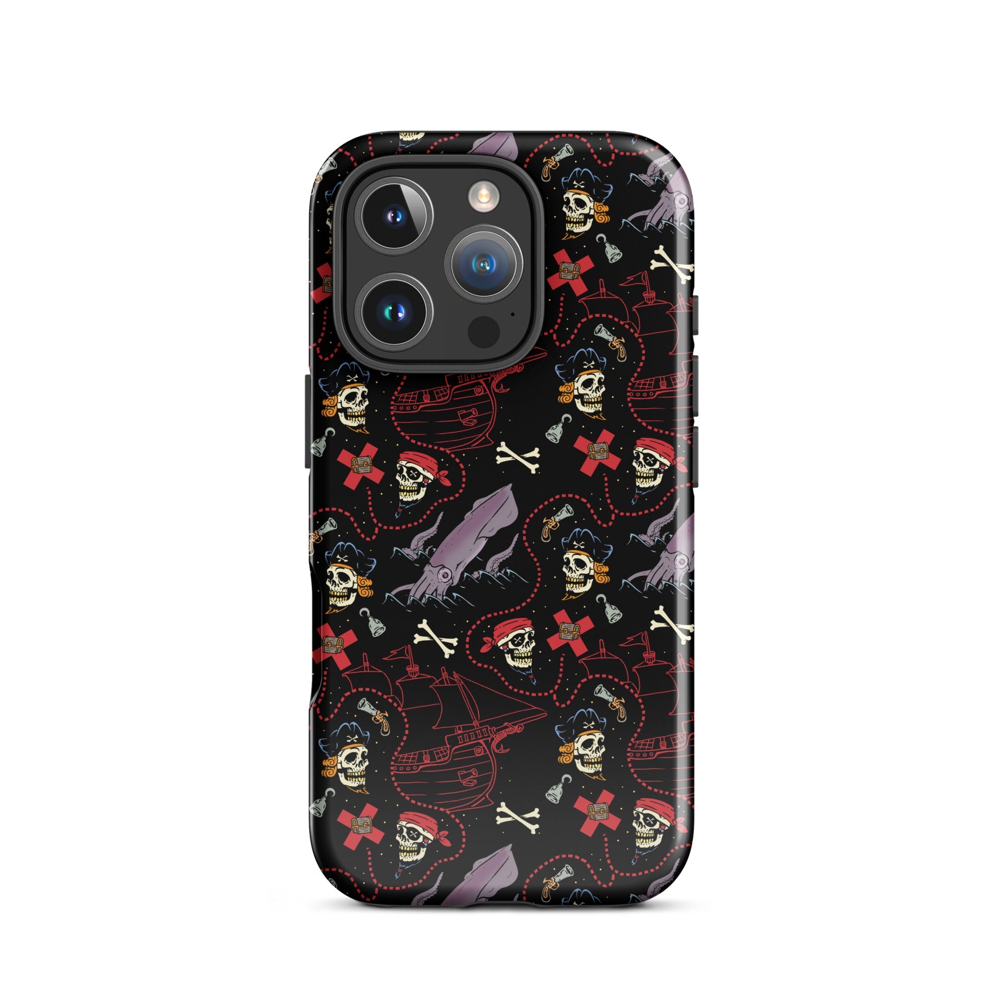 Murder Apparel Pirate Skulls iPhone Case