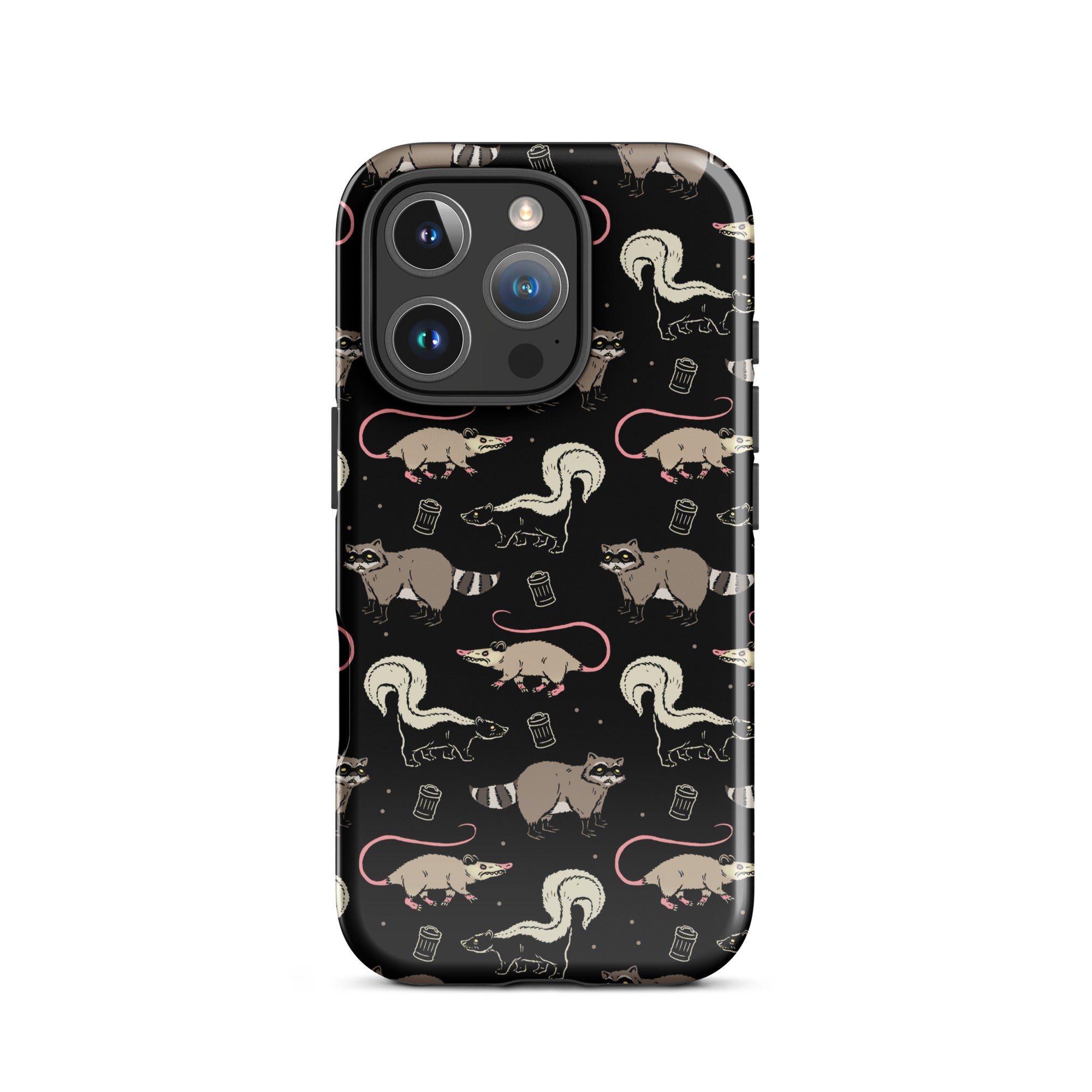 Murder Apparel Garbage Cats iPhone Case