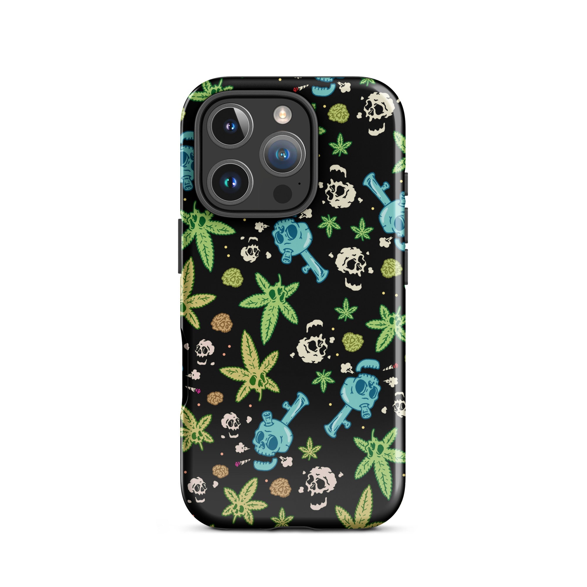 Murder Apparel Weed And Skulls iPhone Case