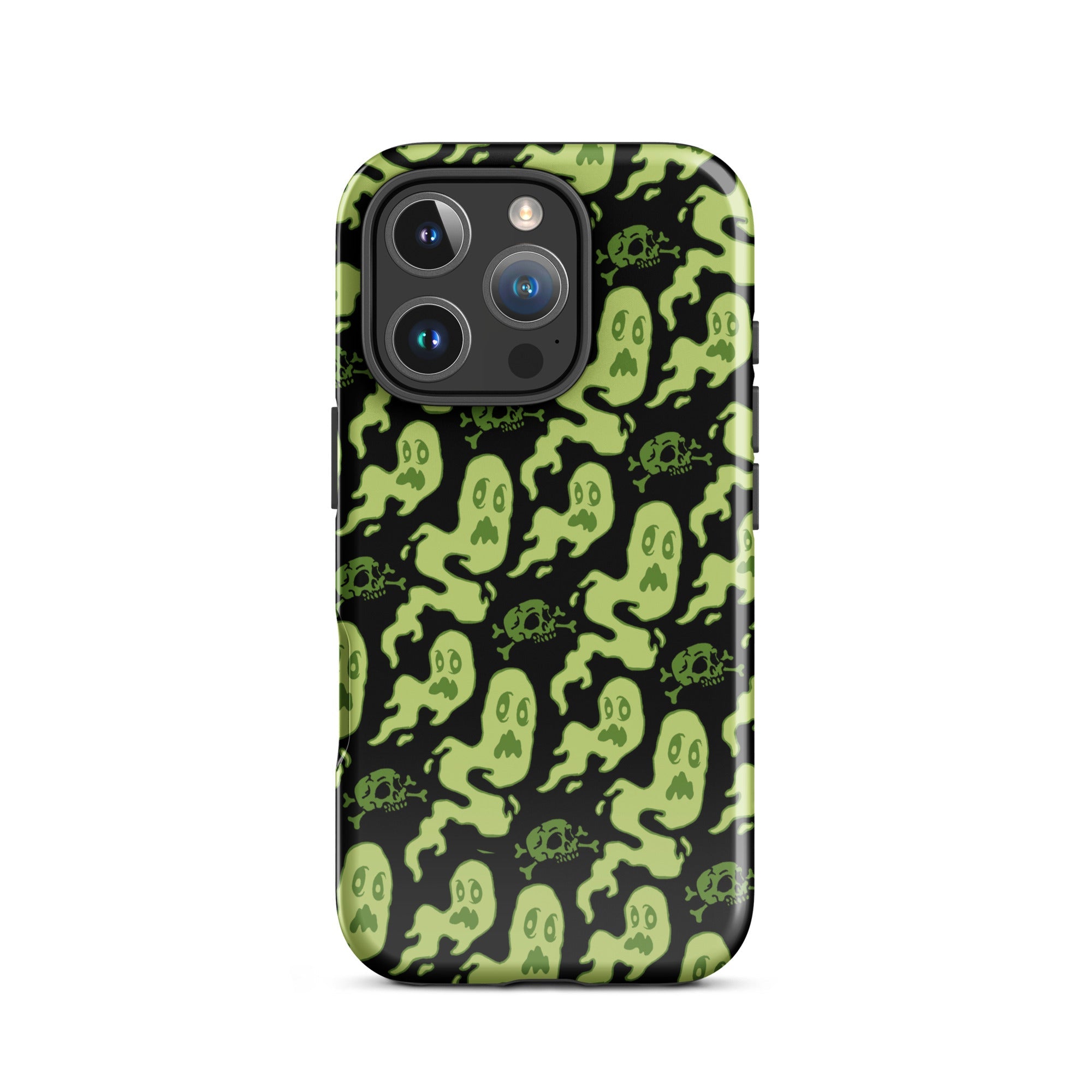 Murder Apparel Green Ghosts iPhone Case