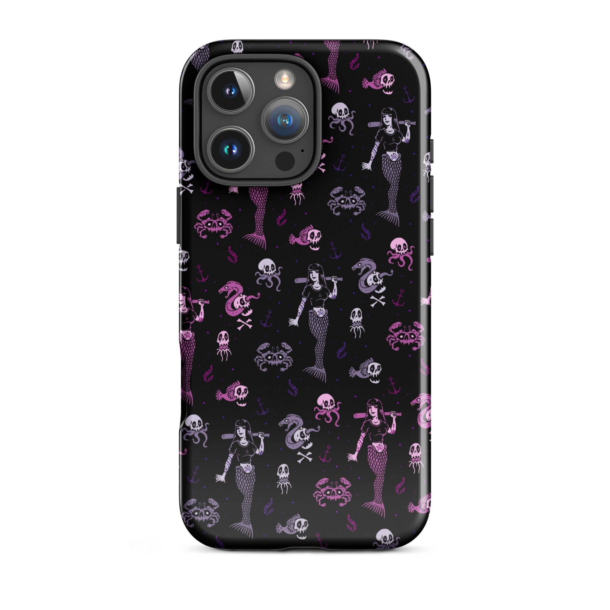 Murder Apparel Metal Mermaid iPhone Case