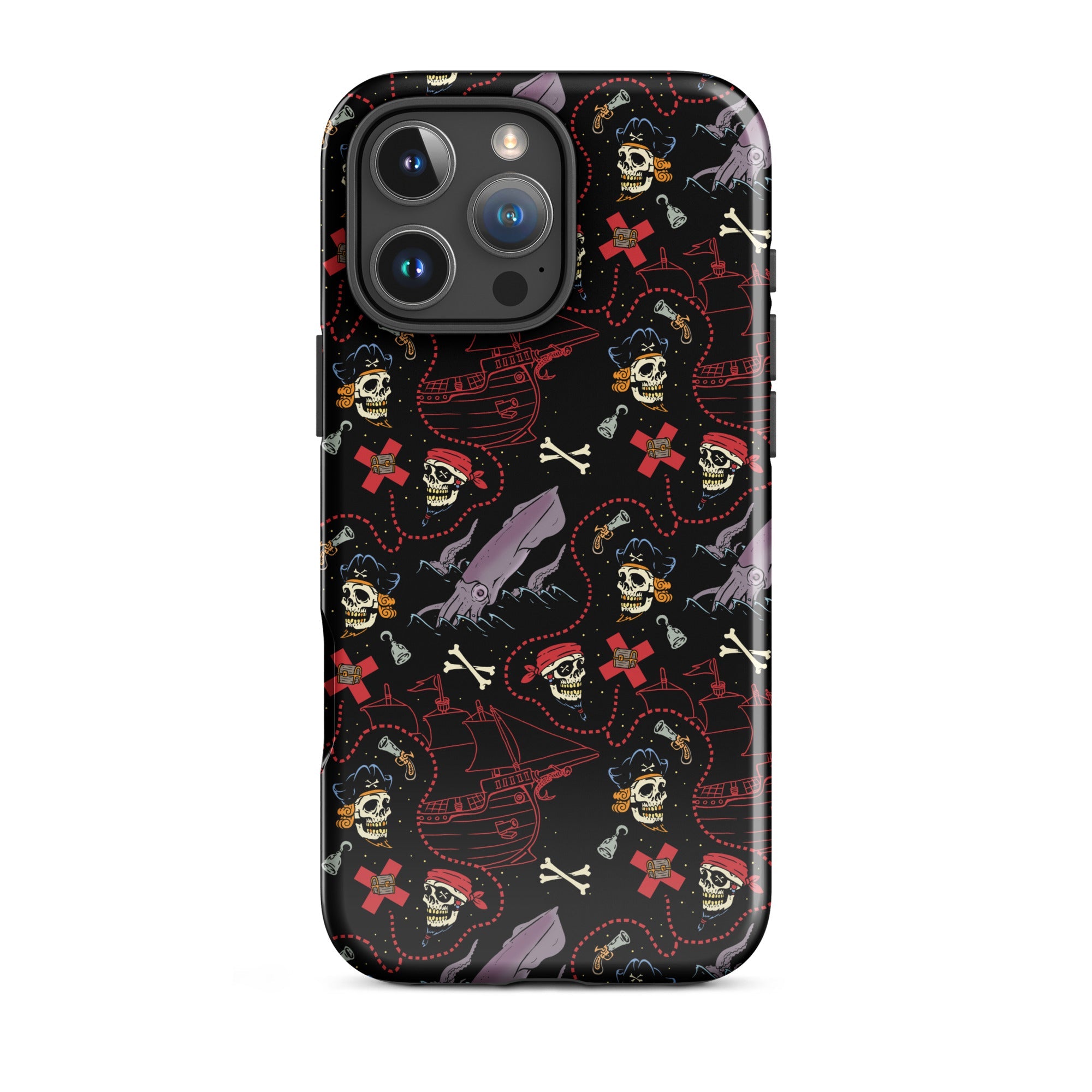 Murder Apparel Pirate Skulls iPhone Case