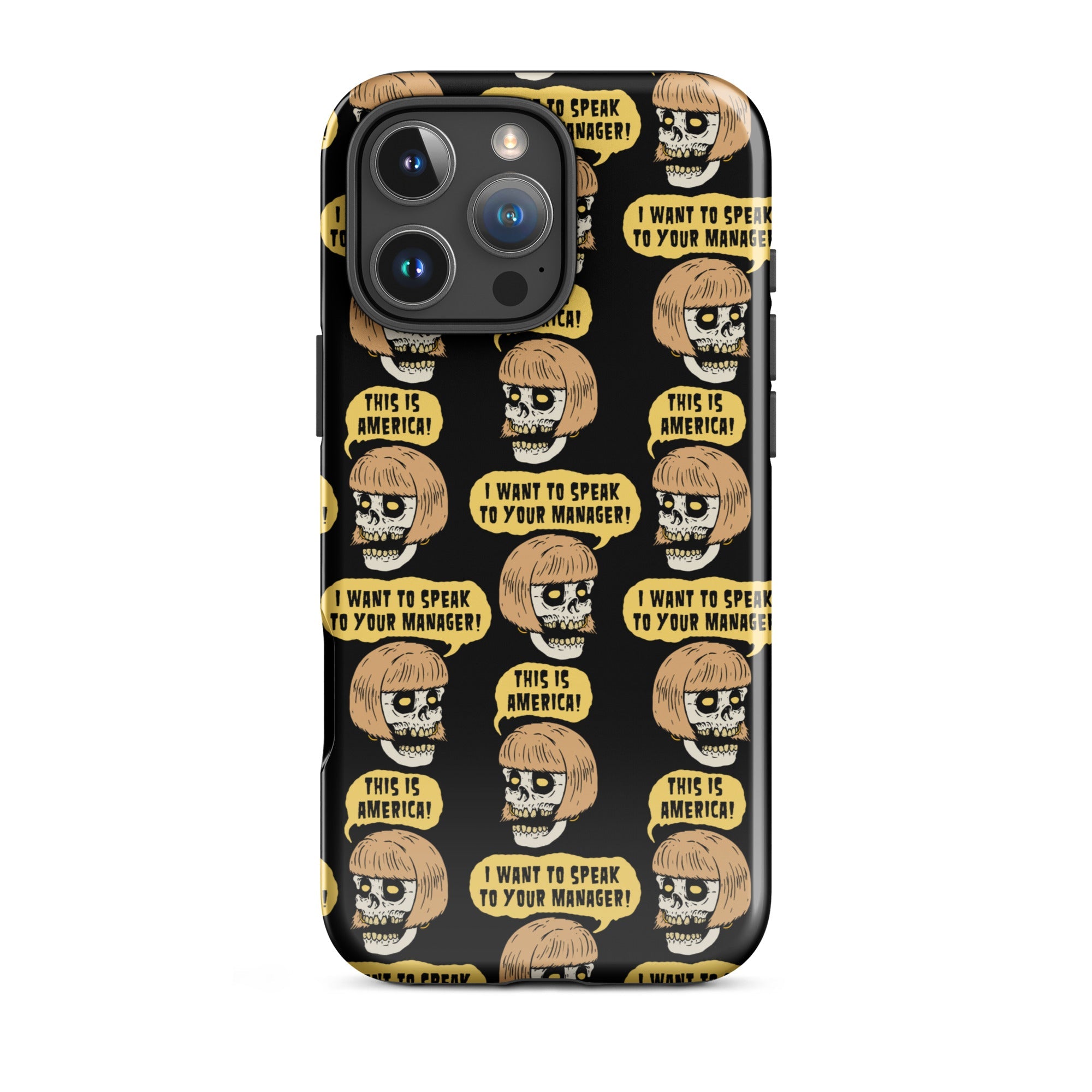 Murder Apparel Karen Skull iPhone Case