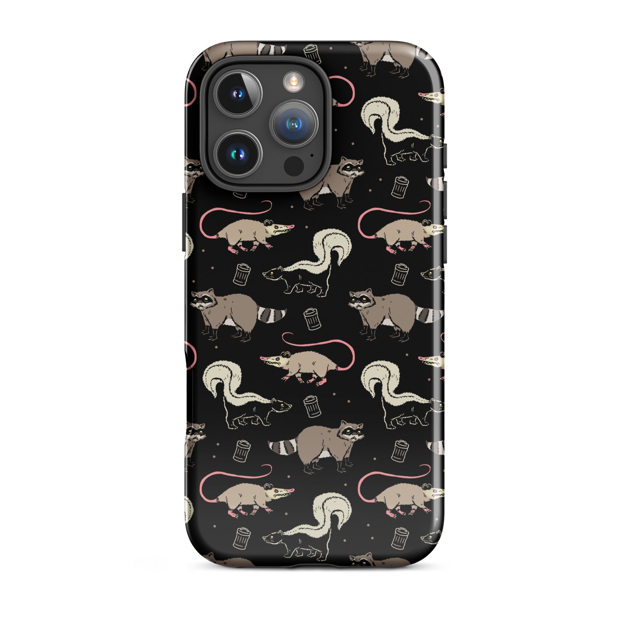 Murder Apparel Garbage Cats iPhone Case