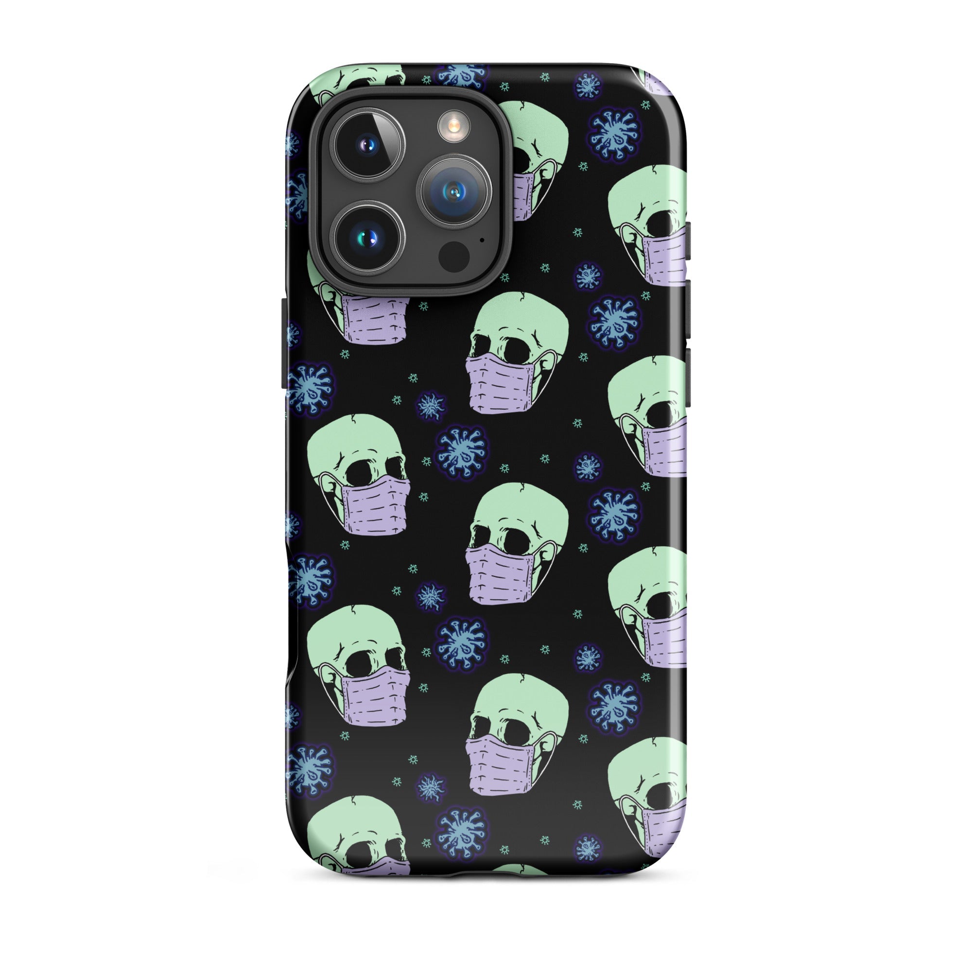 Murder Apparel Virus Skull iPhone Case