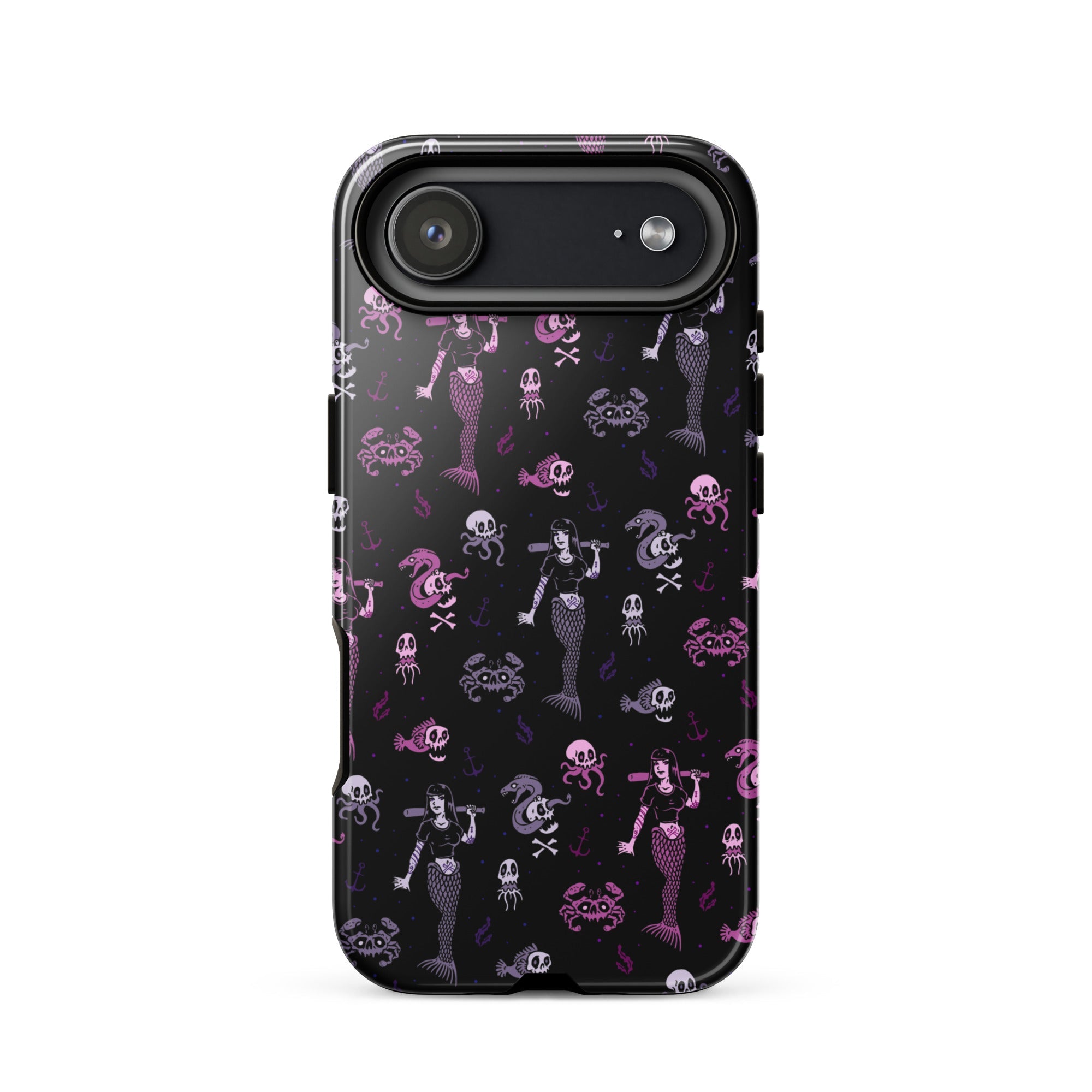 Murder Apparel Metal Mermaid iPhone Case