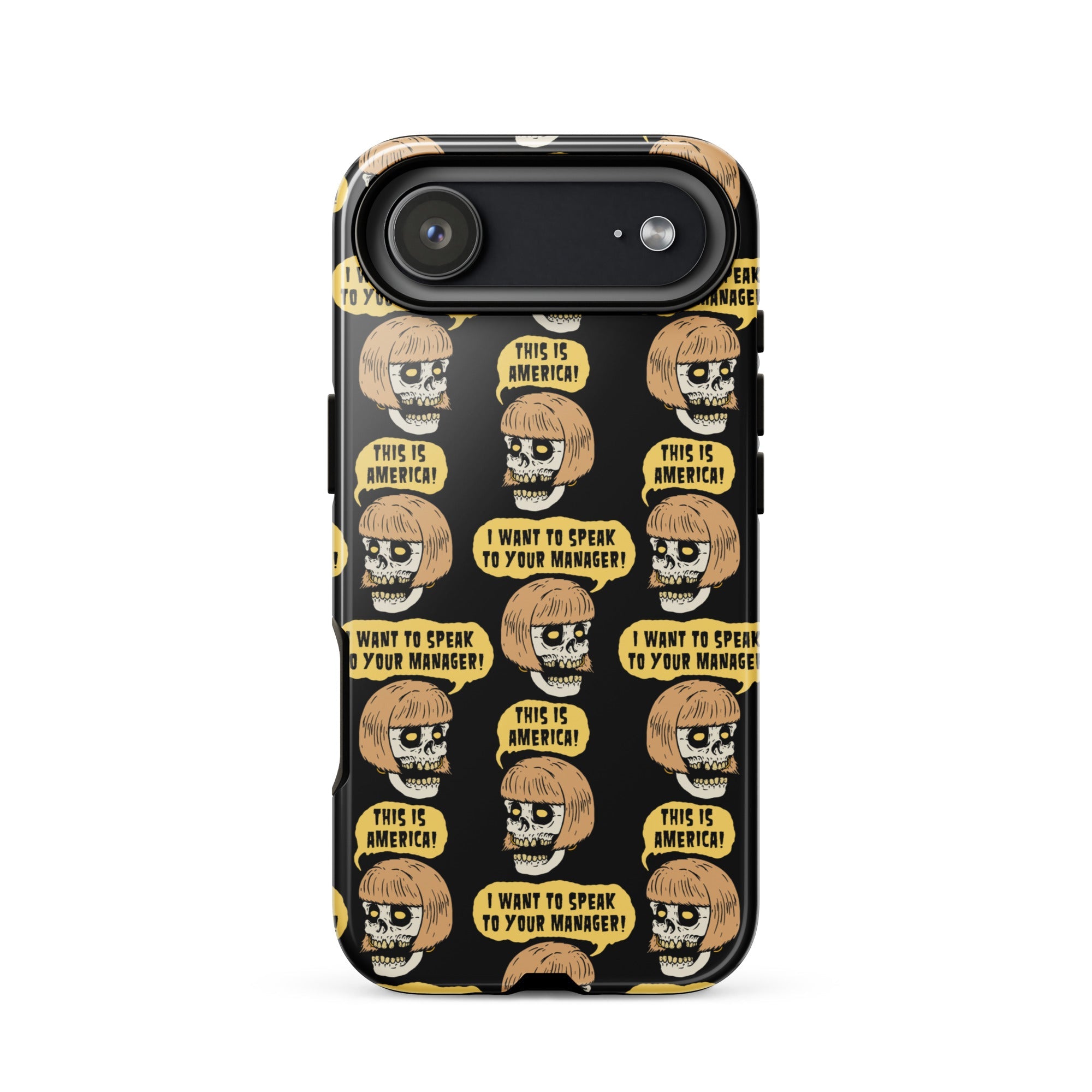 Murder Apparel Karen Skull iPhone Case