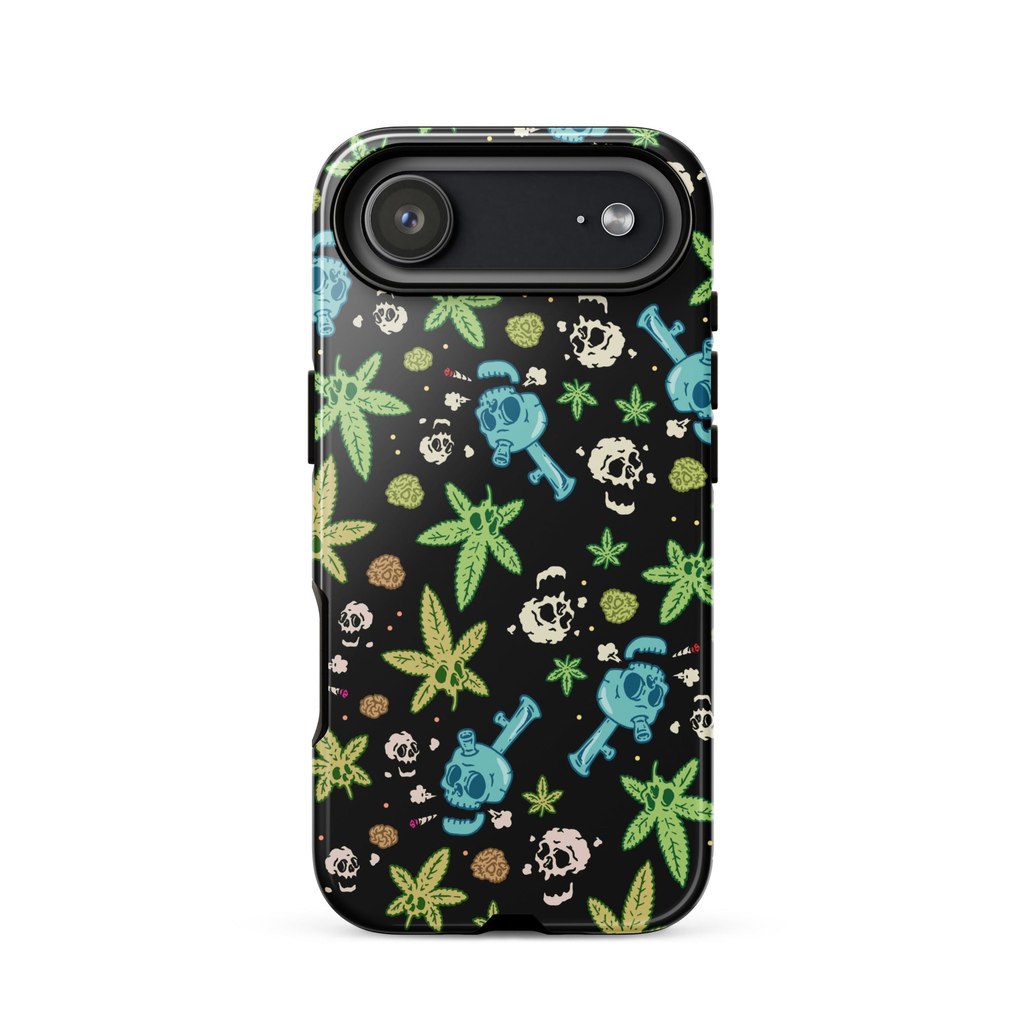 Murder Apparel Weed And Skulls iPhone Case