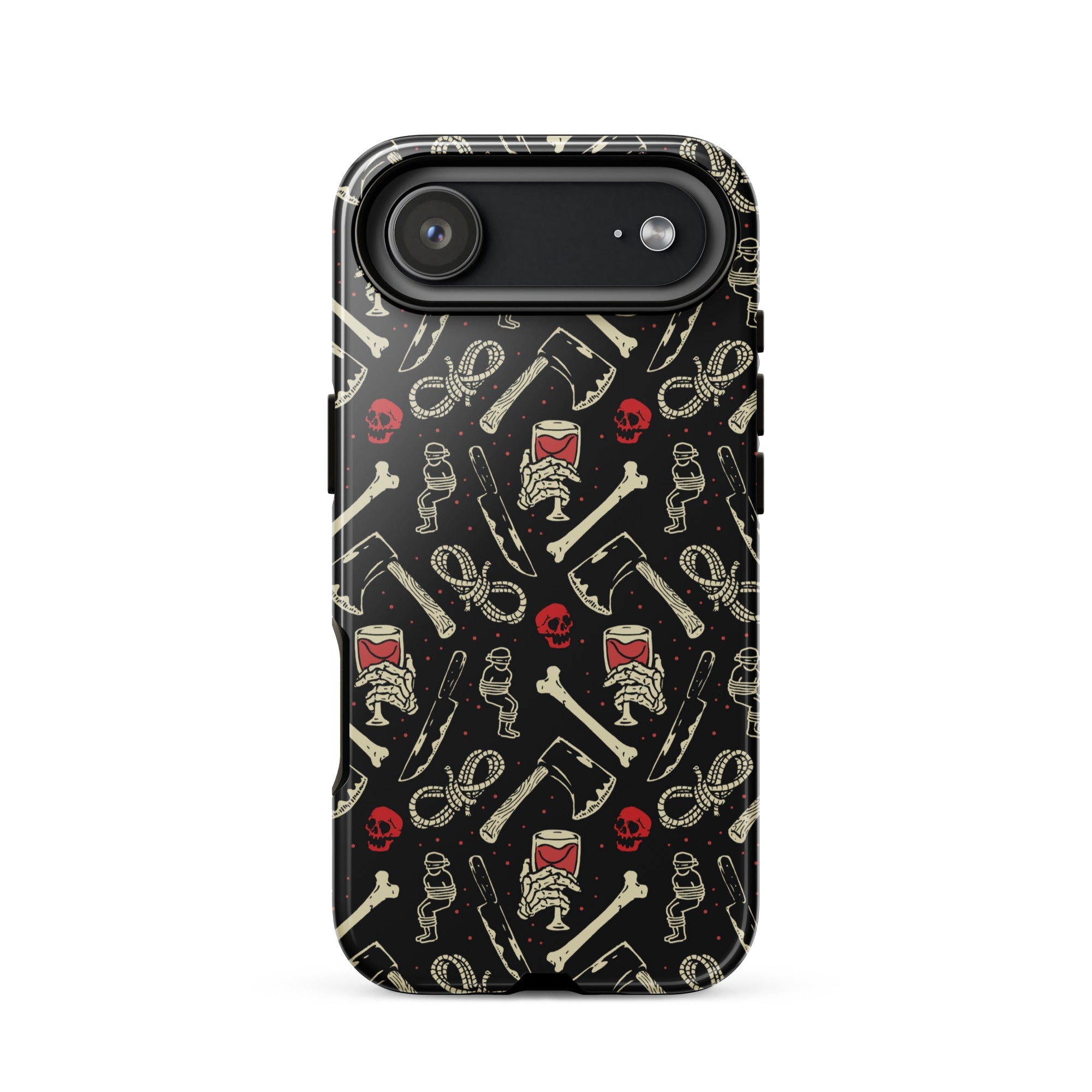 Murder Apparel True Crime And Wine iPhone Case