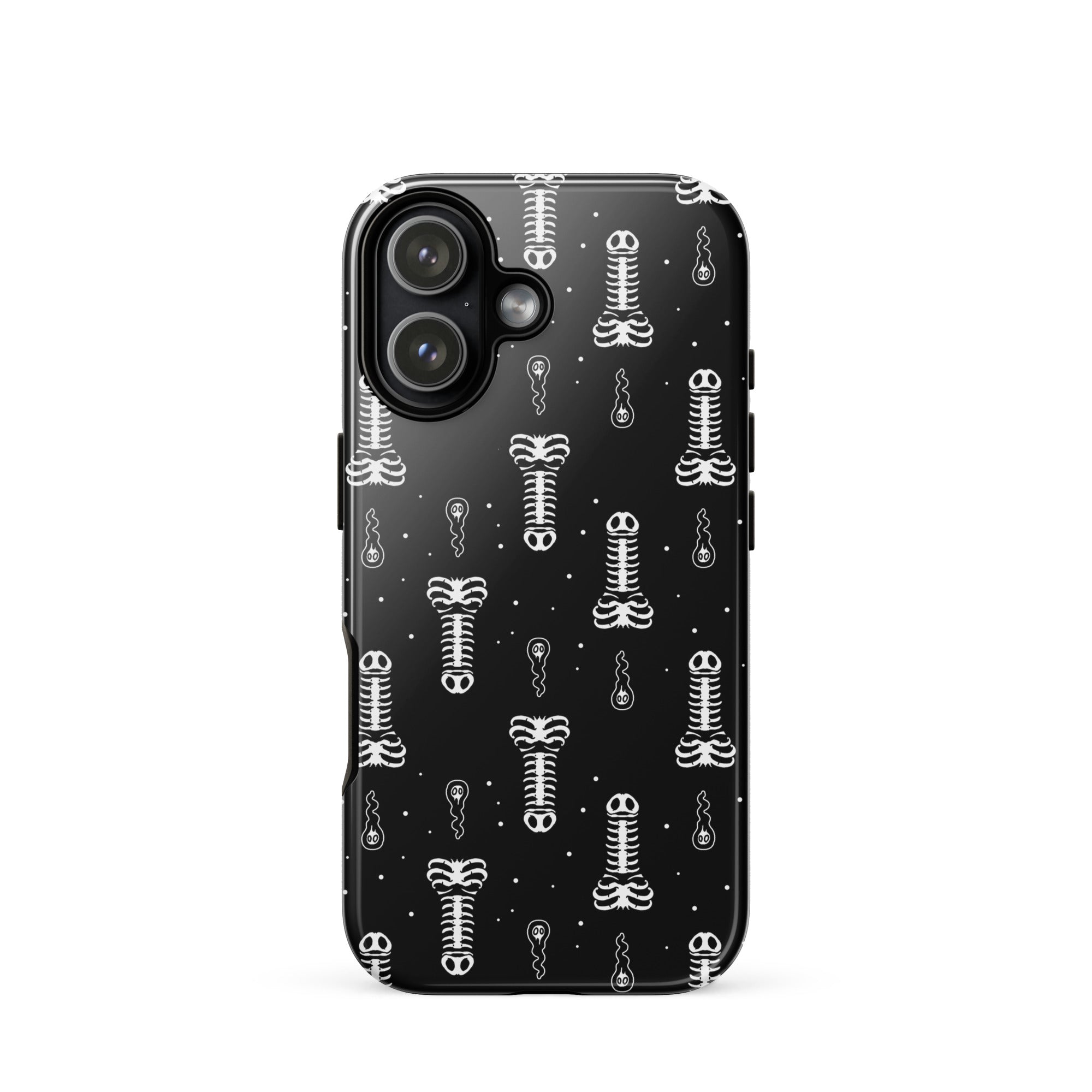 Murder Apparel Skeleton Penis Boner iPhone Case