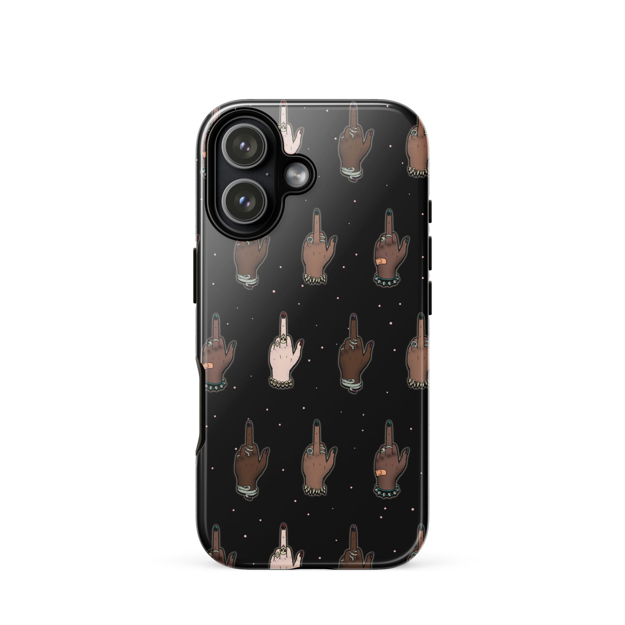 Murder Apparel Fuck Racism iPhone Case