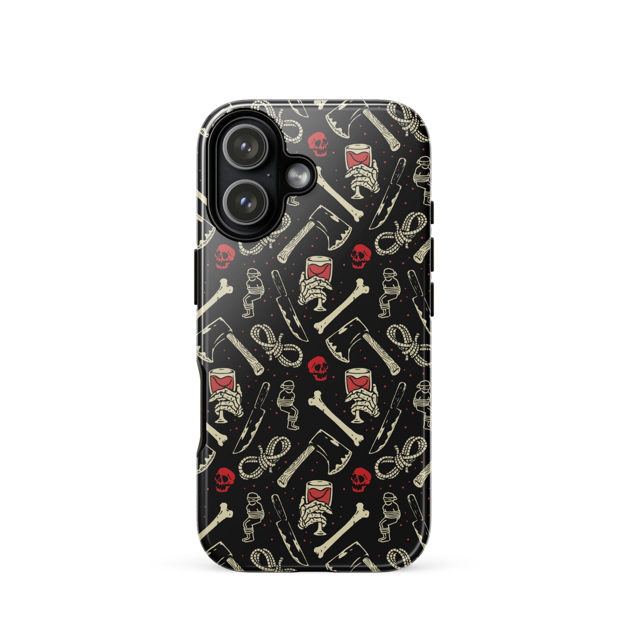 Murder Apparel True Crime And Wine iPhone Case