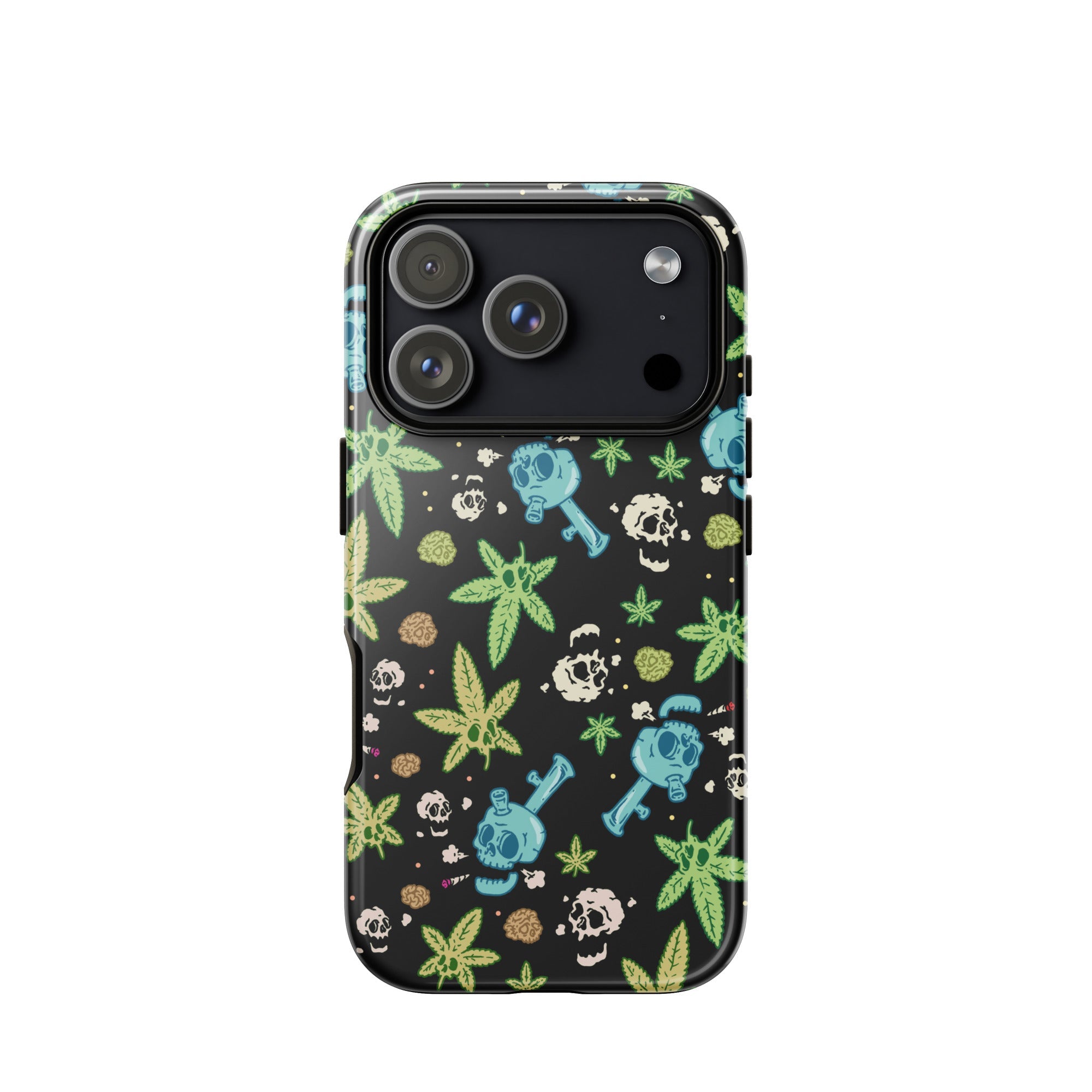 Murder Apparel Weed And Skulls iPhone Case