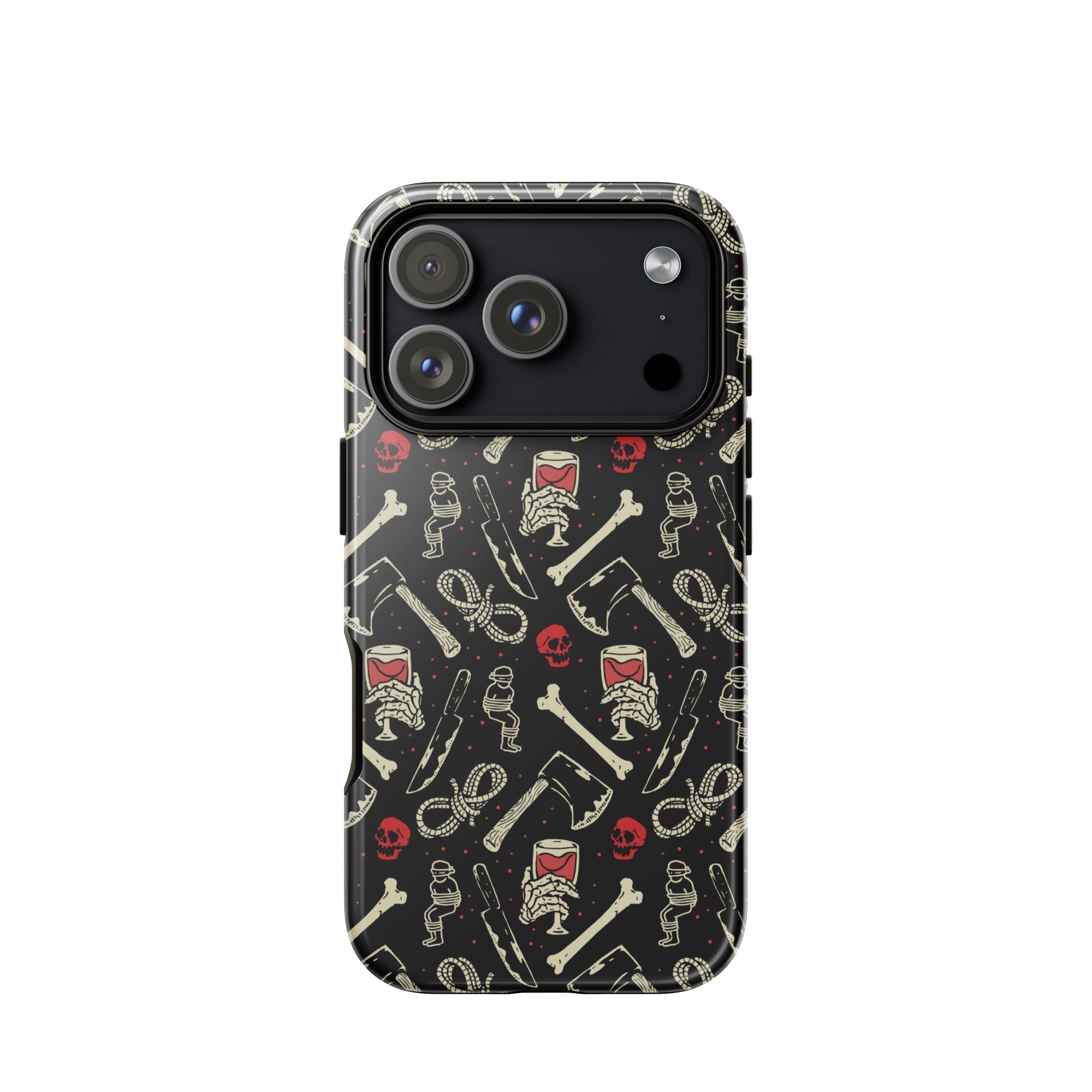 Murder Apparel True Crime And Wine iPhone Case