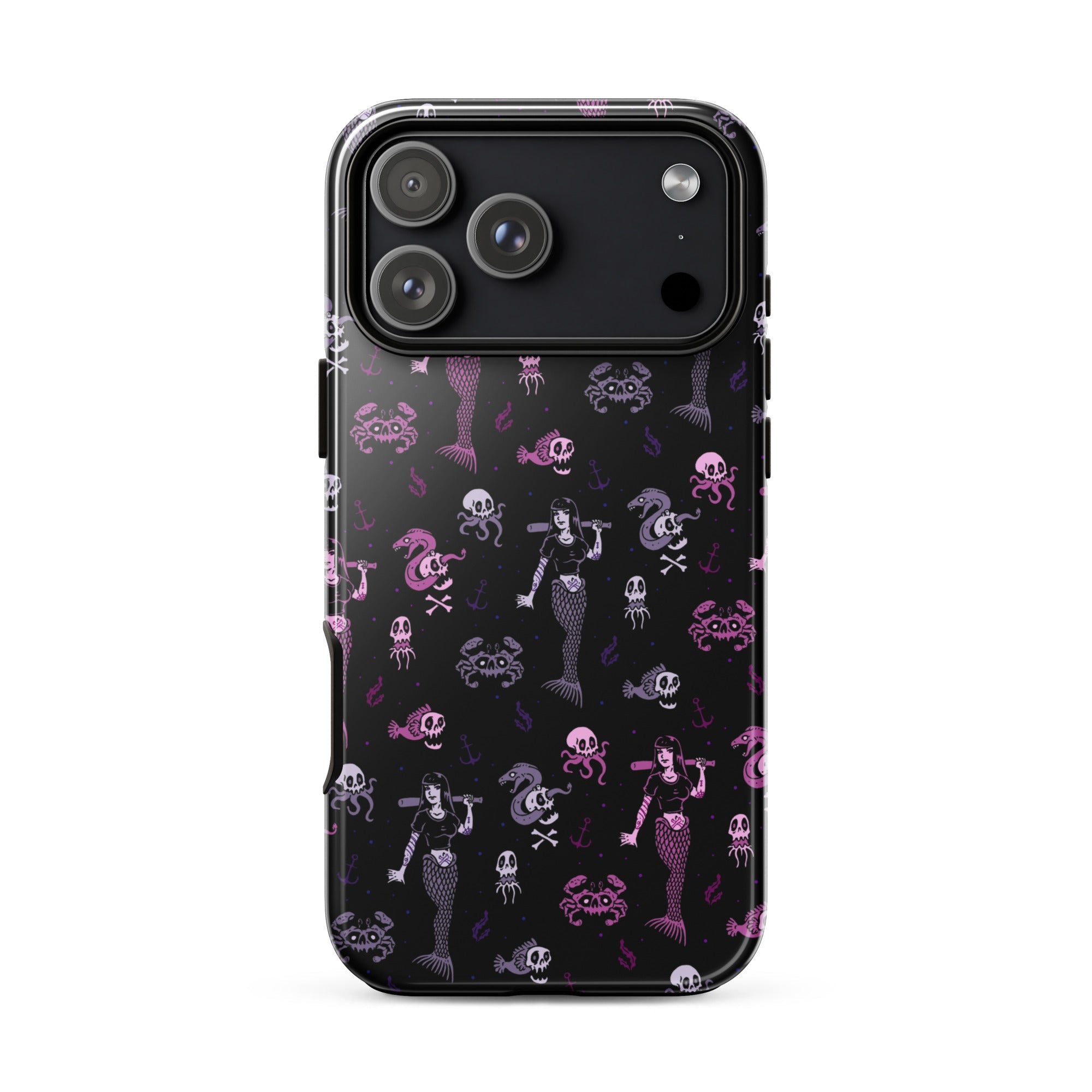 Murder Apparel Metal Mermaid iPhone Case