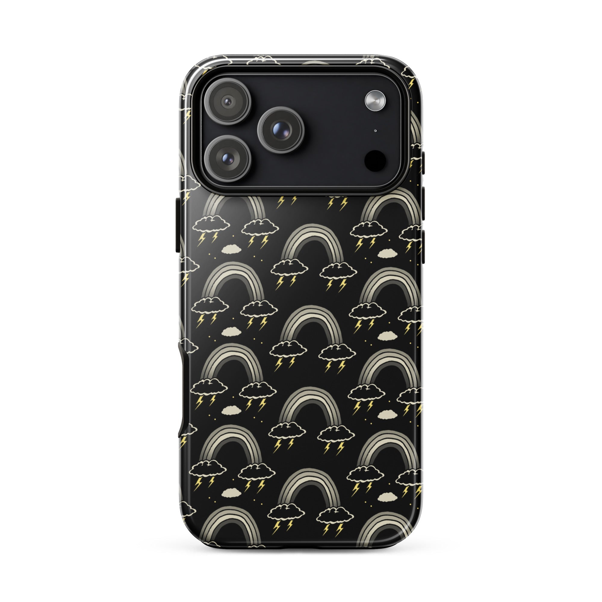 Murder Apparel Goth Rainbow Emo iPhone Case