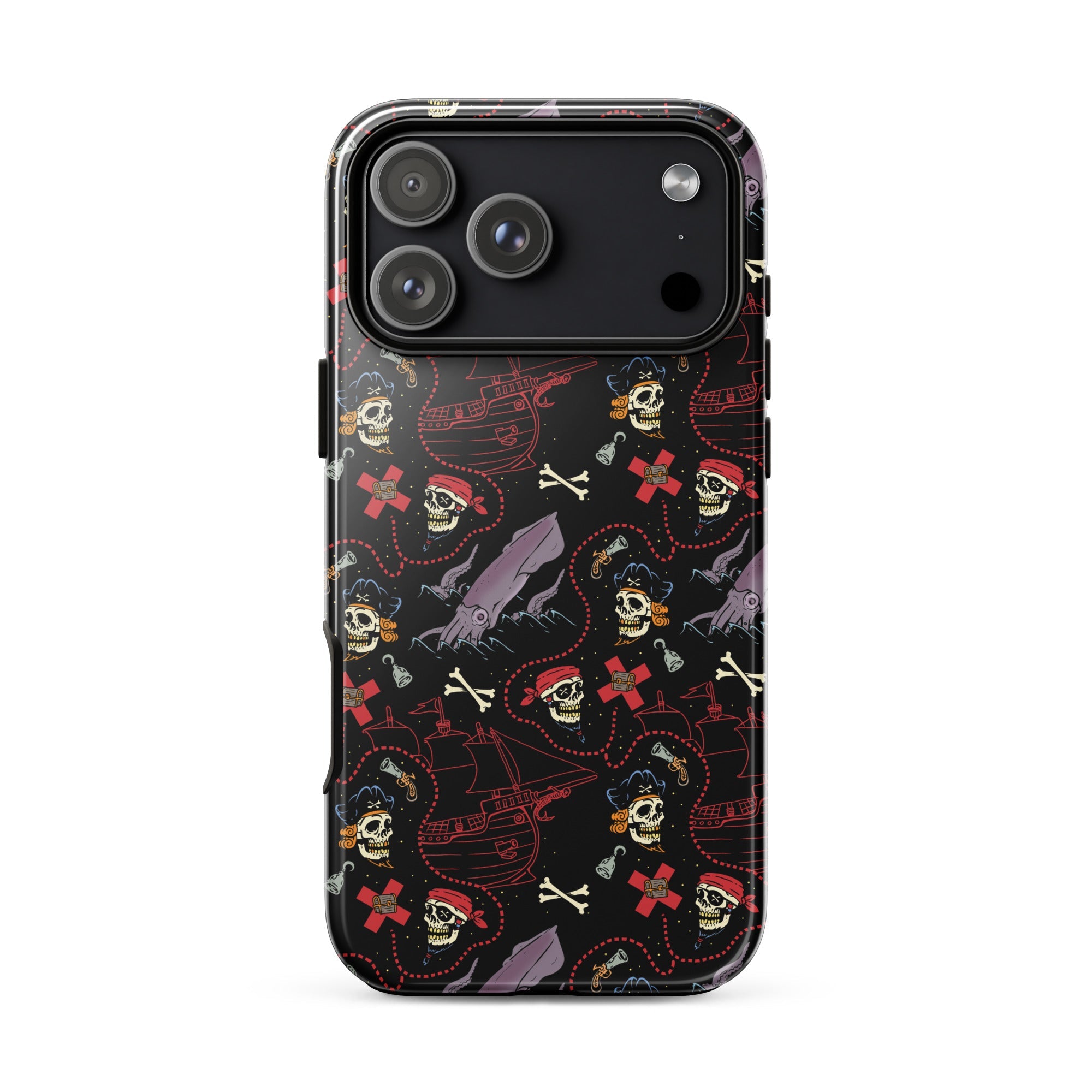 Murder Apparel Pirate Skulls iPhone Case
