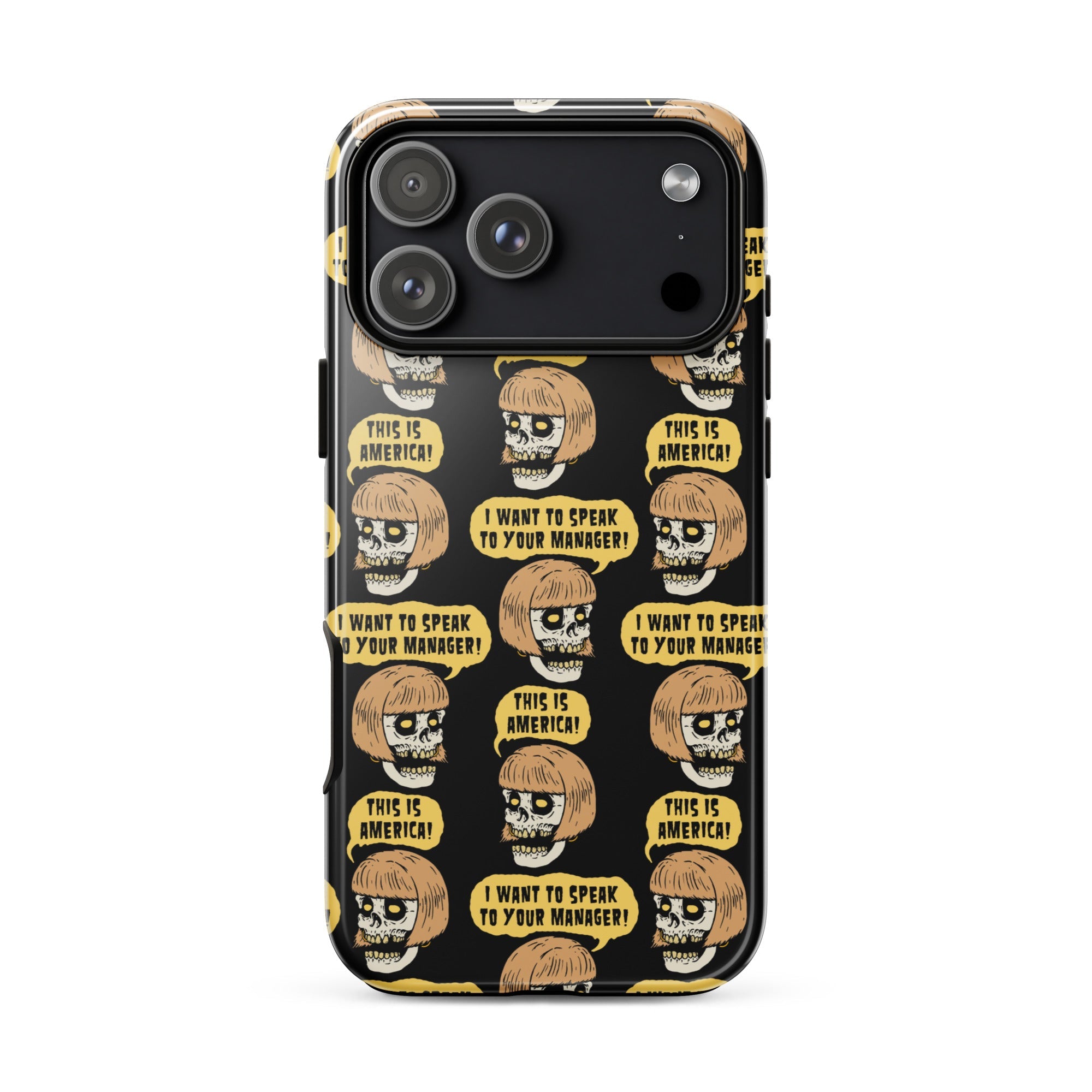Murder Apparel Karen Skull iPhone Case
