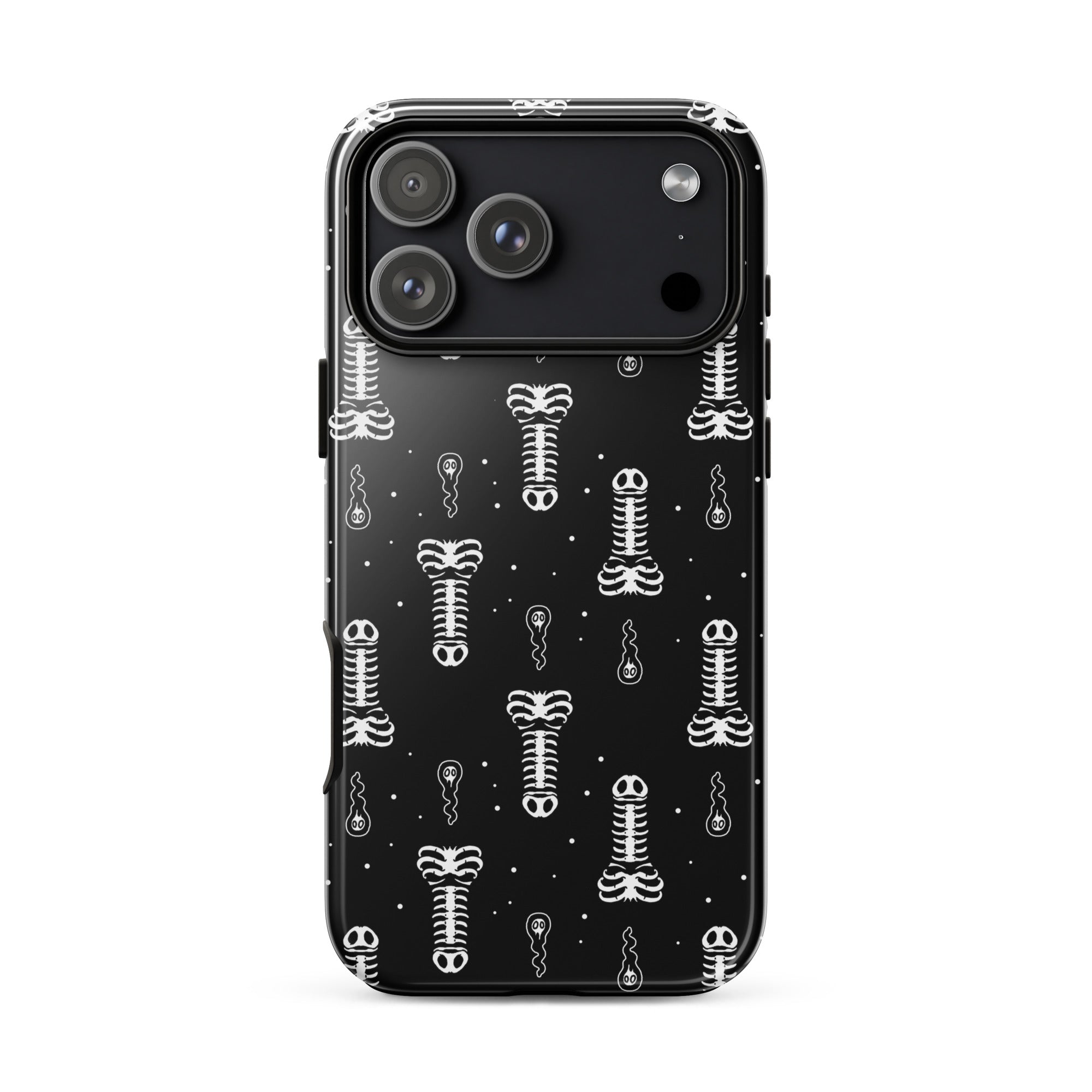 Murder Apparel Skeleton Penis Boner iPhone Case