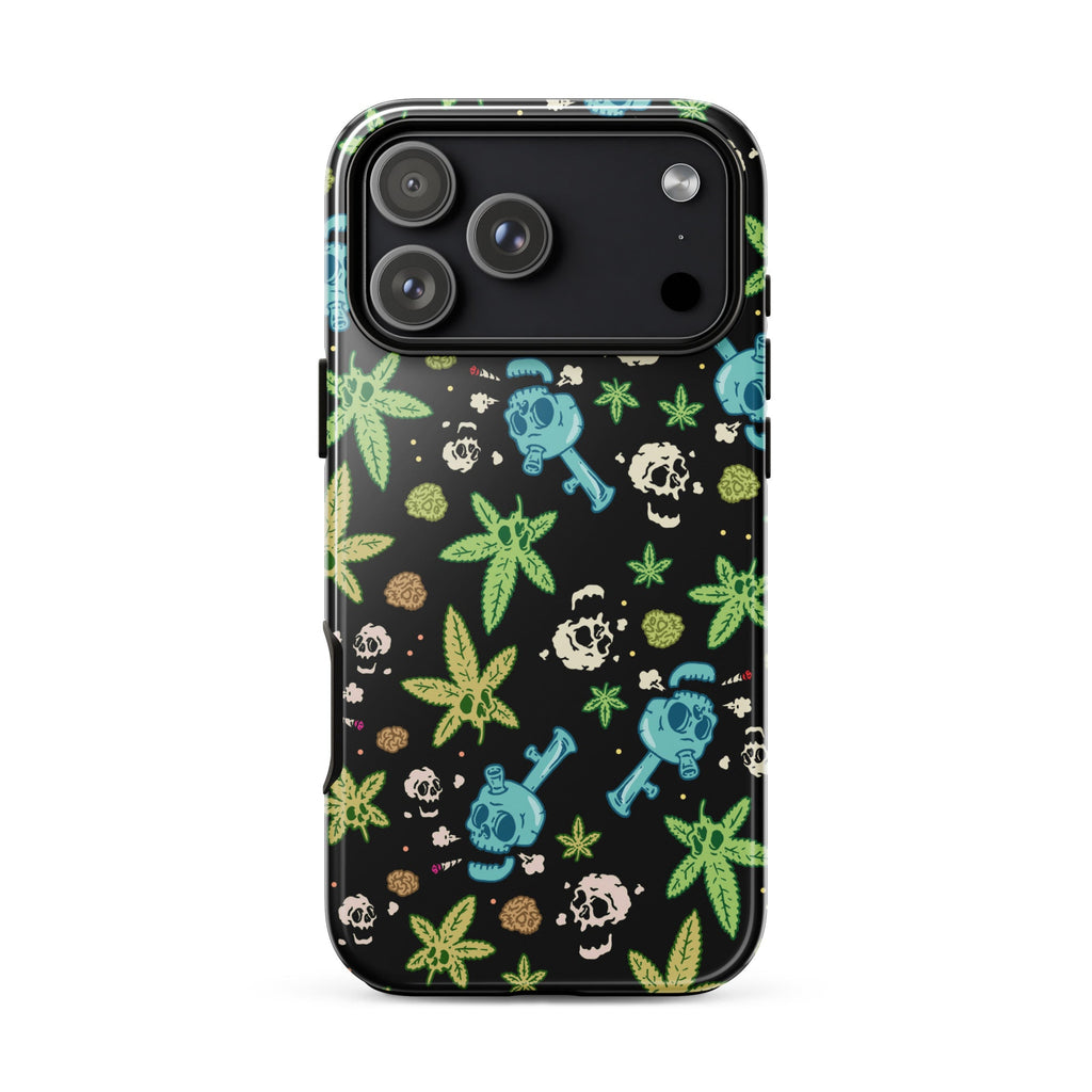 Murder Apparel Weed And Skulls iPhone Case