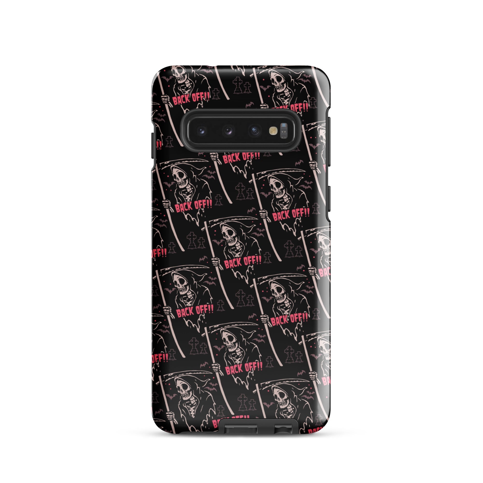 Murder Apparel Grim Reaper Back Off Samsung Case