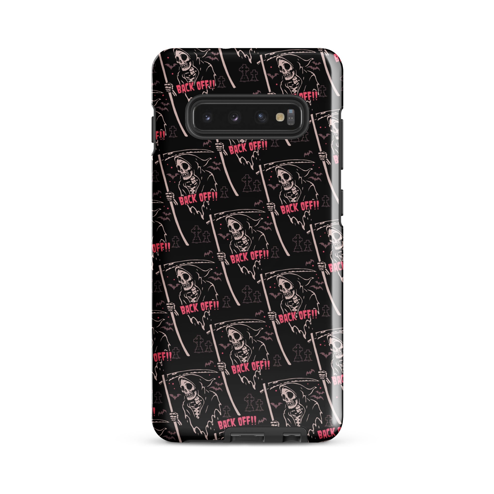 Murder Apparel Grim Reaper Back Off Samsung Case