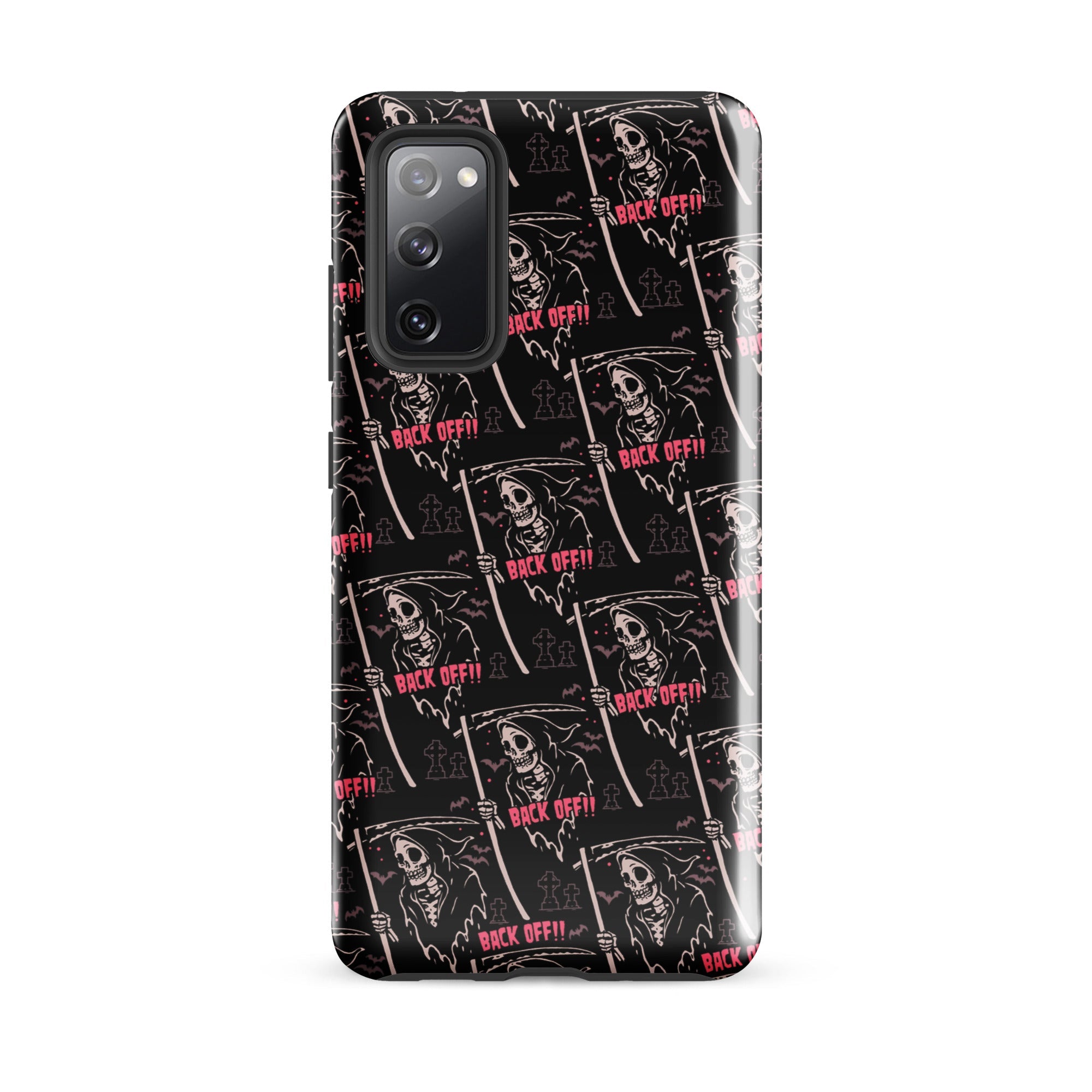 Murder Apparel Grim Reaper Back Off Samsung Case