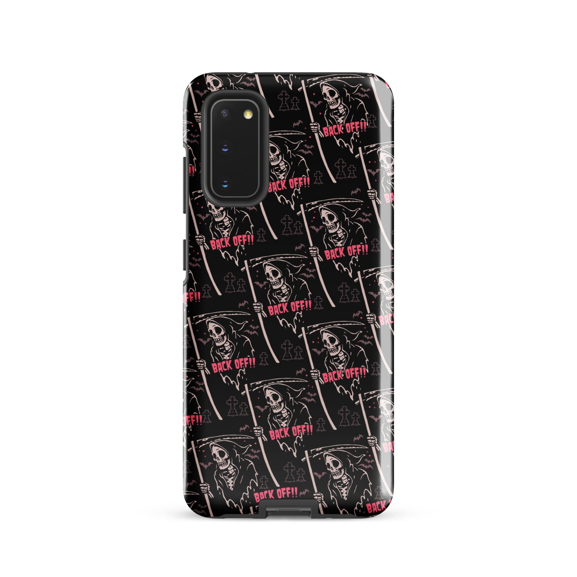 Murder Apparel Grim Reaper Back Off Samsung Case