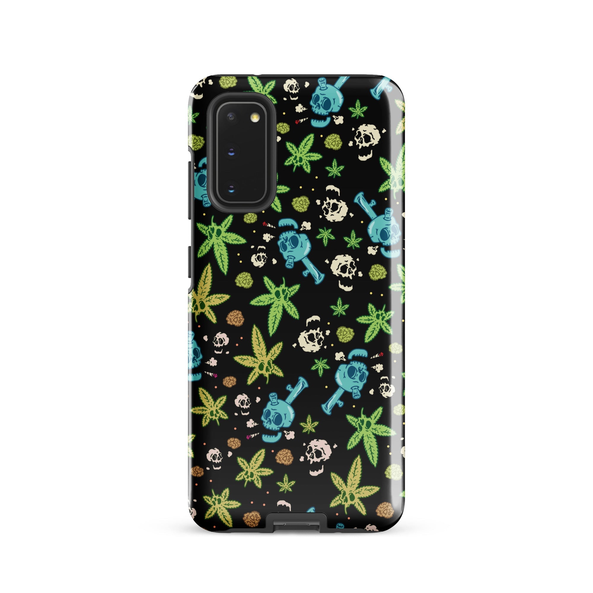 Murder Apparel Weed And Skulls Samsung Case