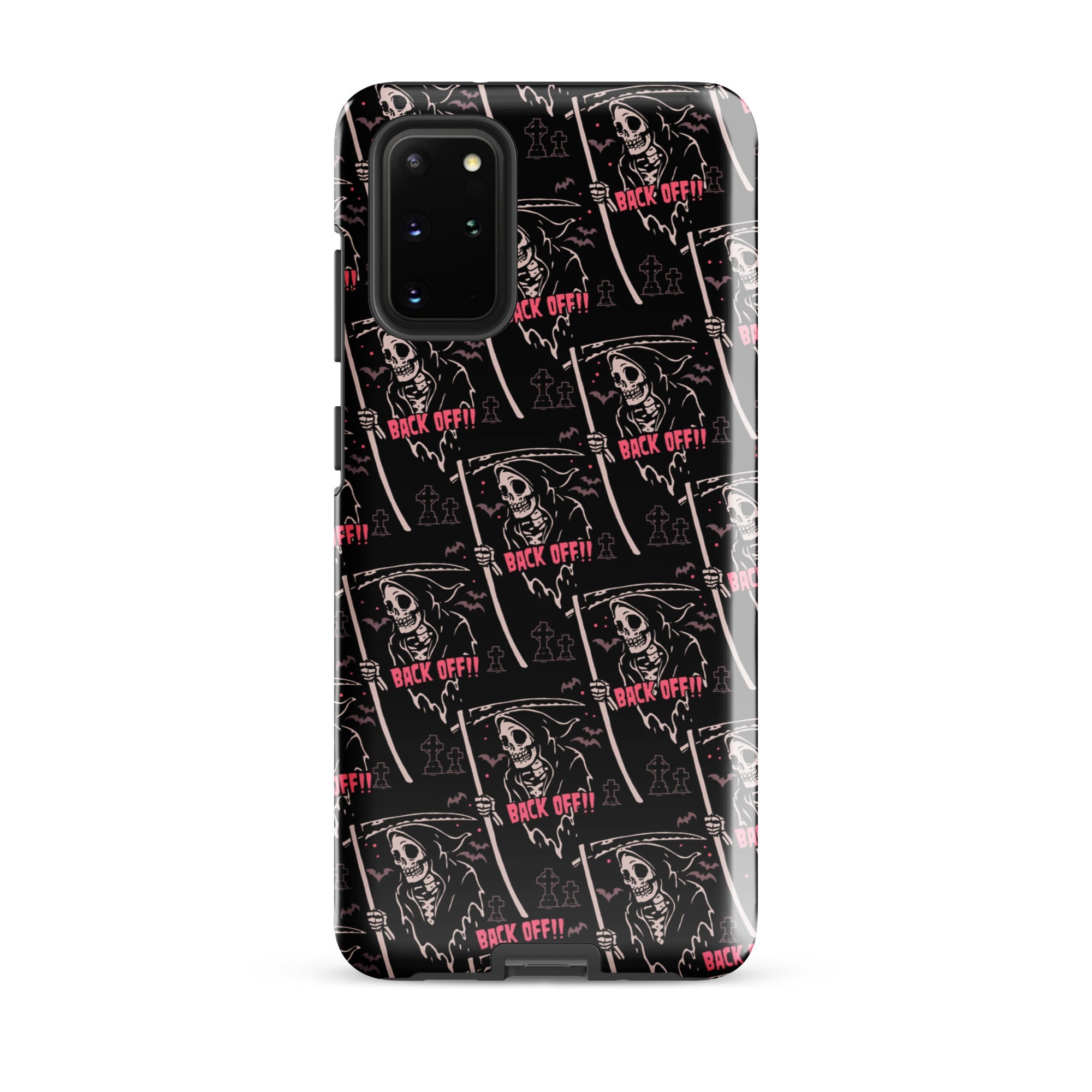 Murder Apparel Grim Reaper Back Off Samsung Case