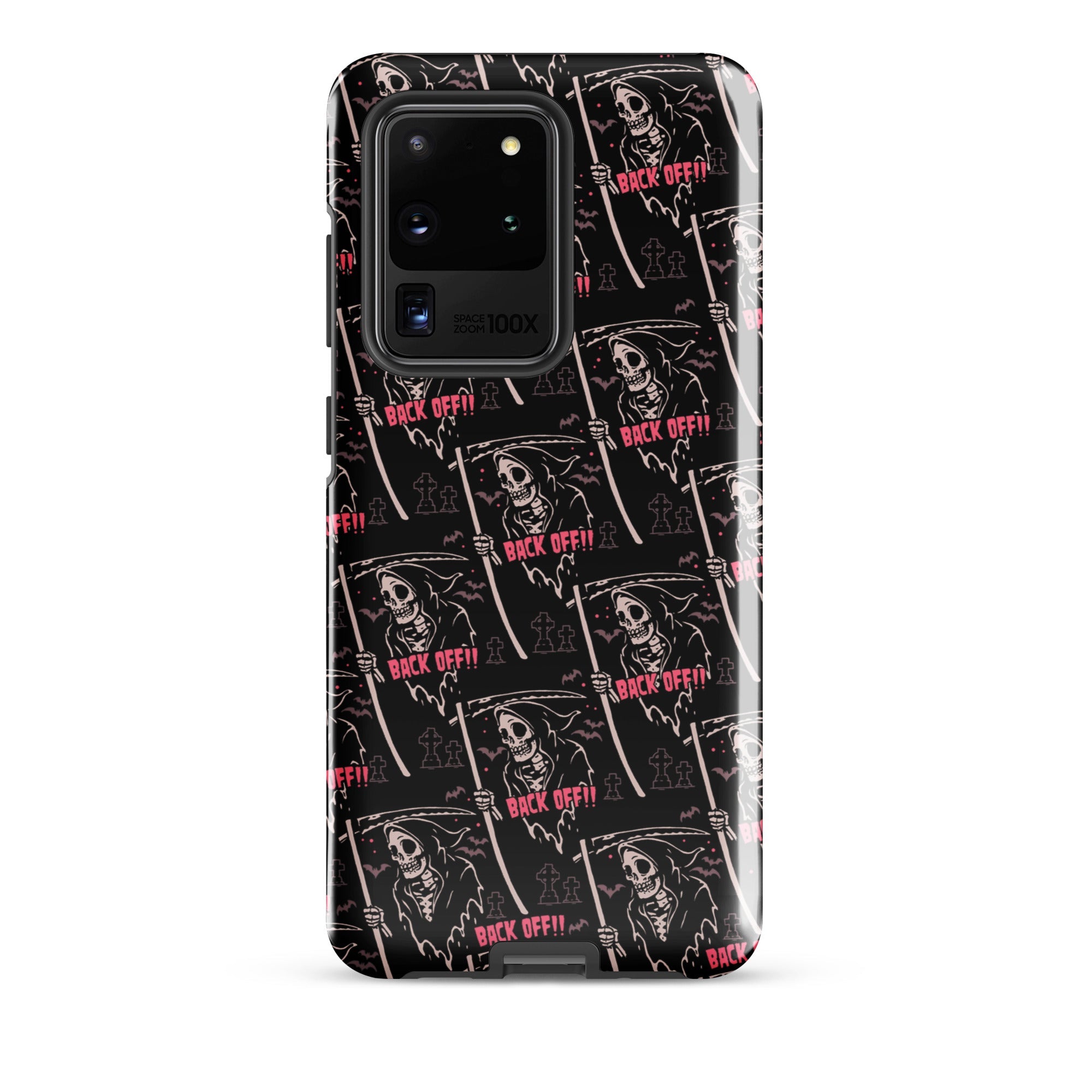 Murder Apparel Grim Reaper Back Off Samsung Case