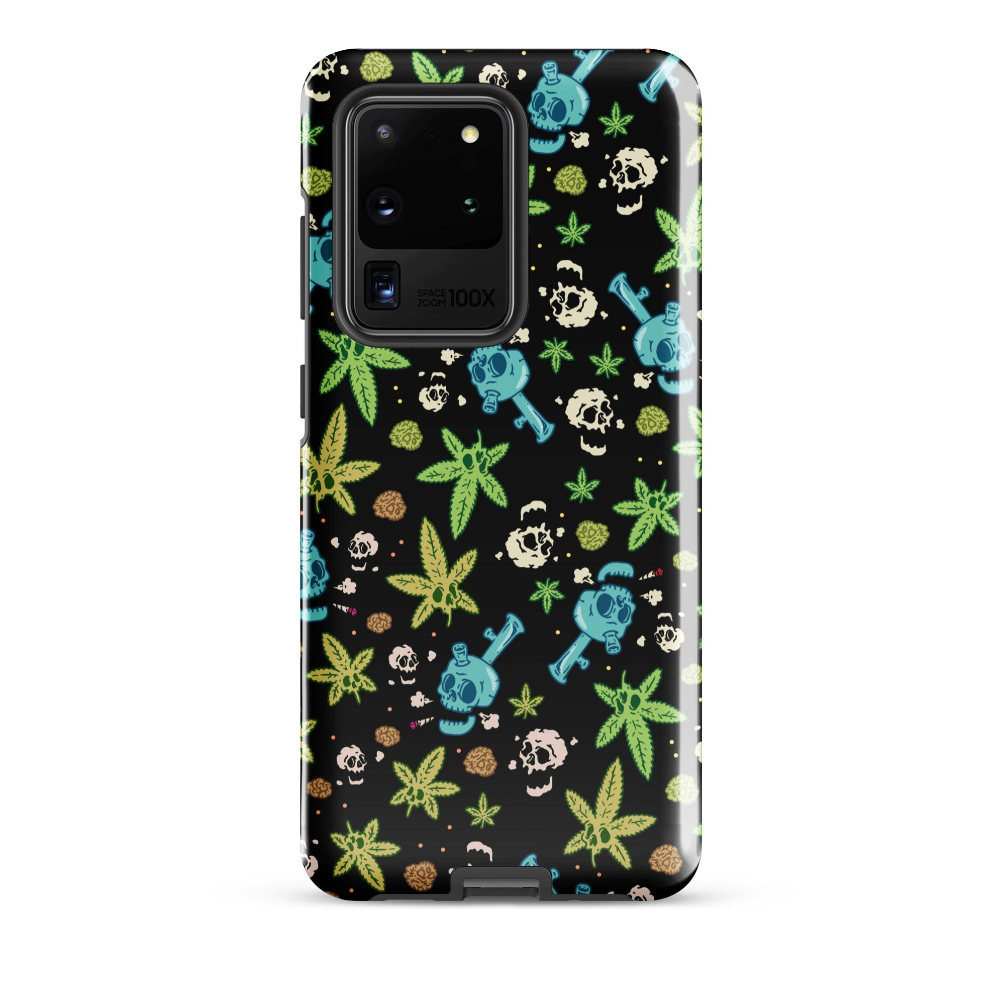 Murder Apparel Weed And Skulls Samsung Case